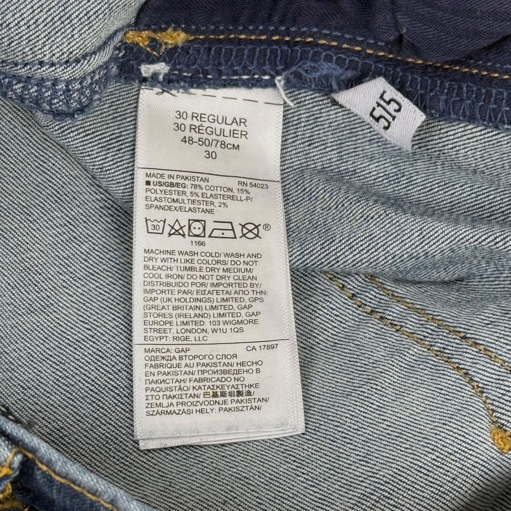 Gap Gap Denim 1969 Women's Distressed Ankle Crop Medium Wash Jea Size 30" / US 8 / IT 44 - 5 Thumbnail