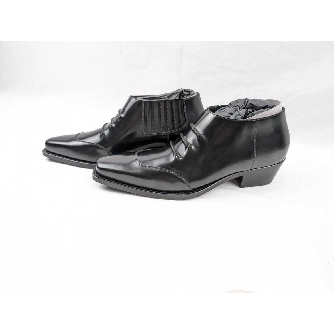 Givenchy o1rshd1 Show Cowboy Boots in Black Size US 11 / EU 44 - 12 Thumbnail