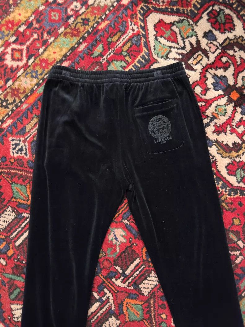 Other Versace Black velvet slacks Size 40" / US 18 - 5 Thumbnail