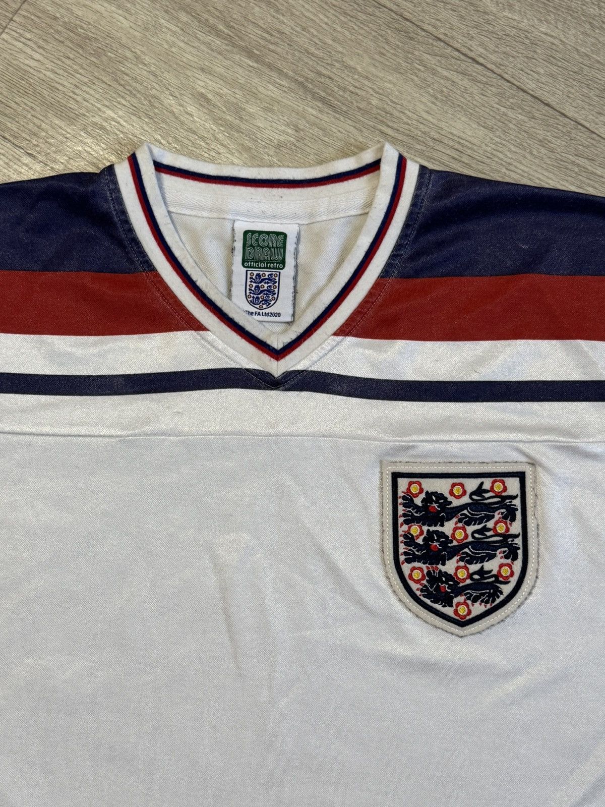 Vintage 🔷Retro England 1980/83 Soccer jersey🔷 Size US L / EU 52-54 / 3 - 2 Thumbnail