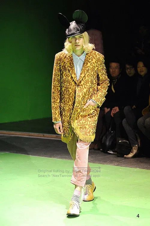 Comme des Garcons Comme Des Garcons size XS Cherry Blossom Corduroy Ankle Pa Size 23" - 2 Thumbnail