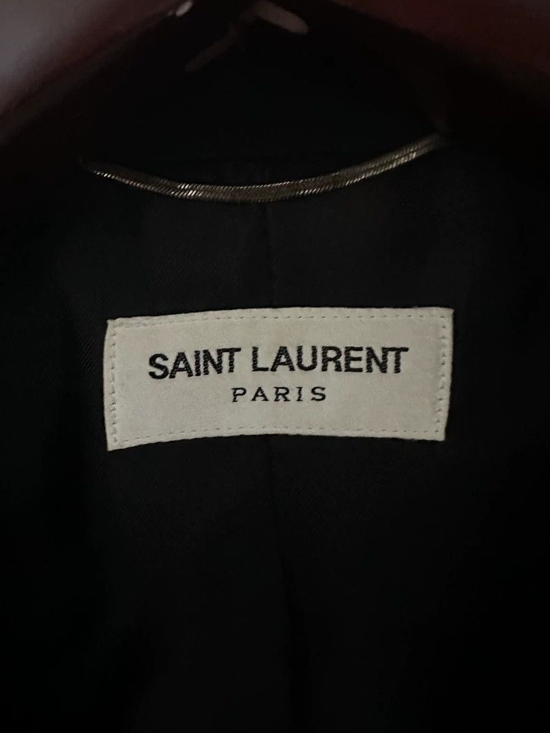 Yves Saint Laurent Saint Laurent Black Snake Collar Blazer- Size US M / EU 48-50 / 2 - 2 Thumbnail