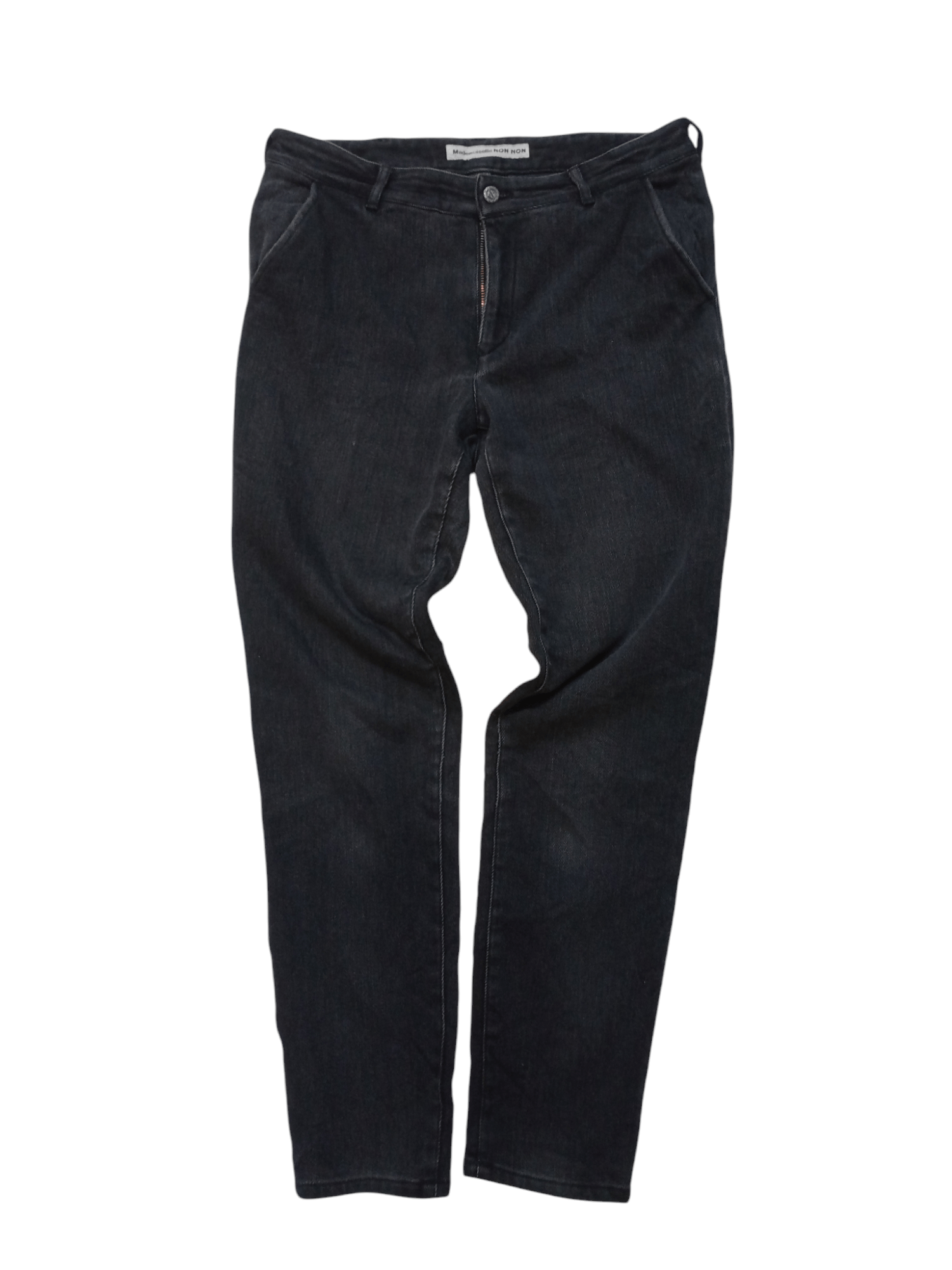 If Six Was Nine × Issey Miyake × Mademoiselle Non Non Issey Miyake Modemoiselle Non Non Distressed Skinny Jeans Size 30" / US 8 / IT 44 - 1 Thumbnail