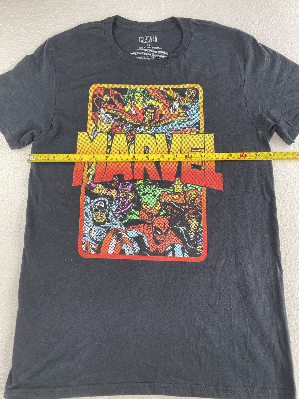 Anime × Marvel Comics × Vintage Marvel Comic Superhero Tshirt (B16) Size US S / EU 44-46 / 1 - 5 Thumbnail
