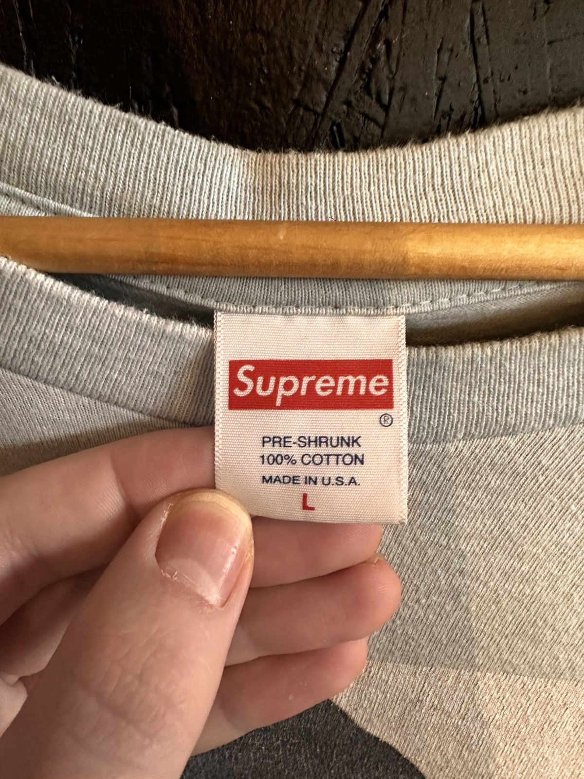 Supreme Supreme Nas Tee pale blue Size US L / EU 52-54 / 3 - 5 Thumbnail