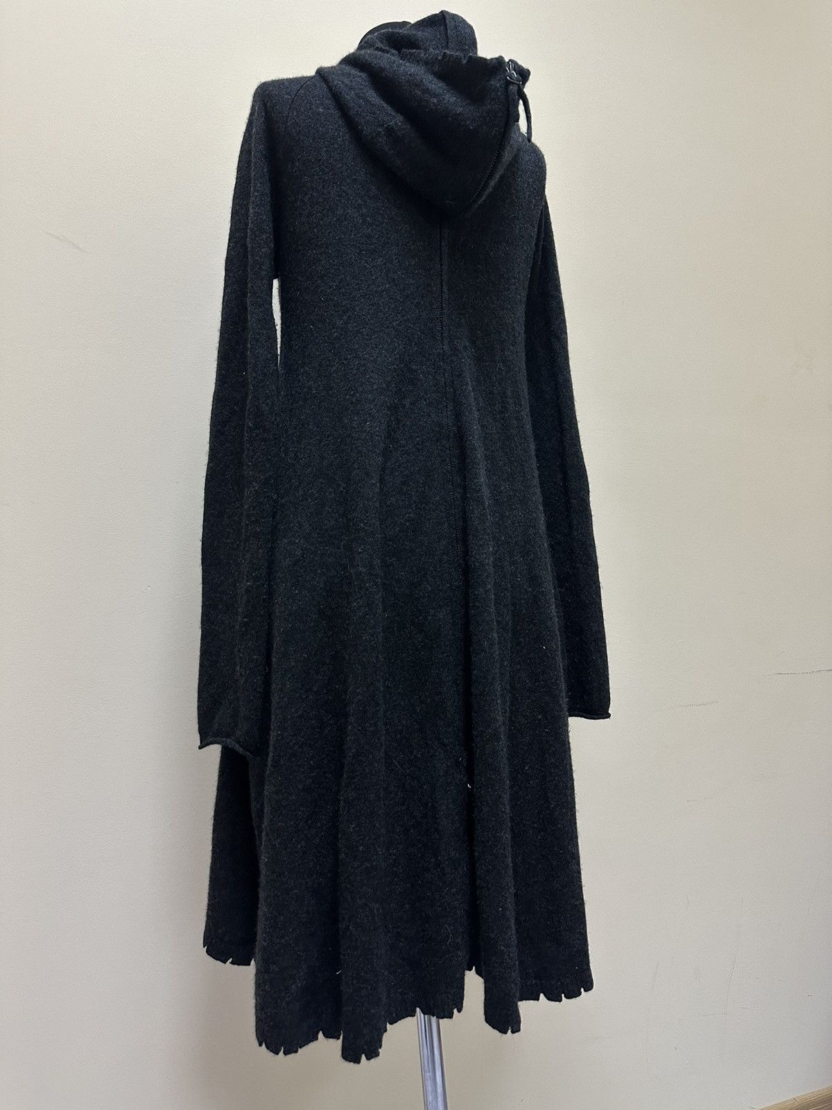 Japanese Brand × Rundholz Rundholz DIP Black Label Avant Garde Zip Hooded Wool Jacket Size S / US 4 / IT 40 - 7 Thumbnail