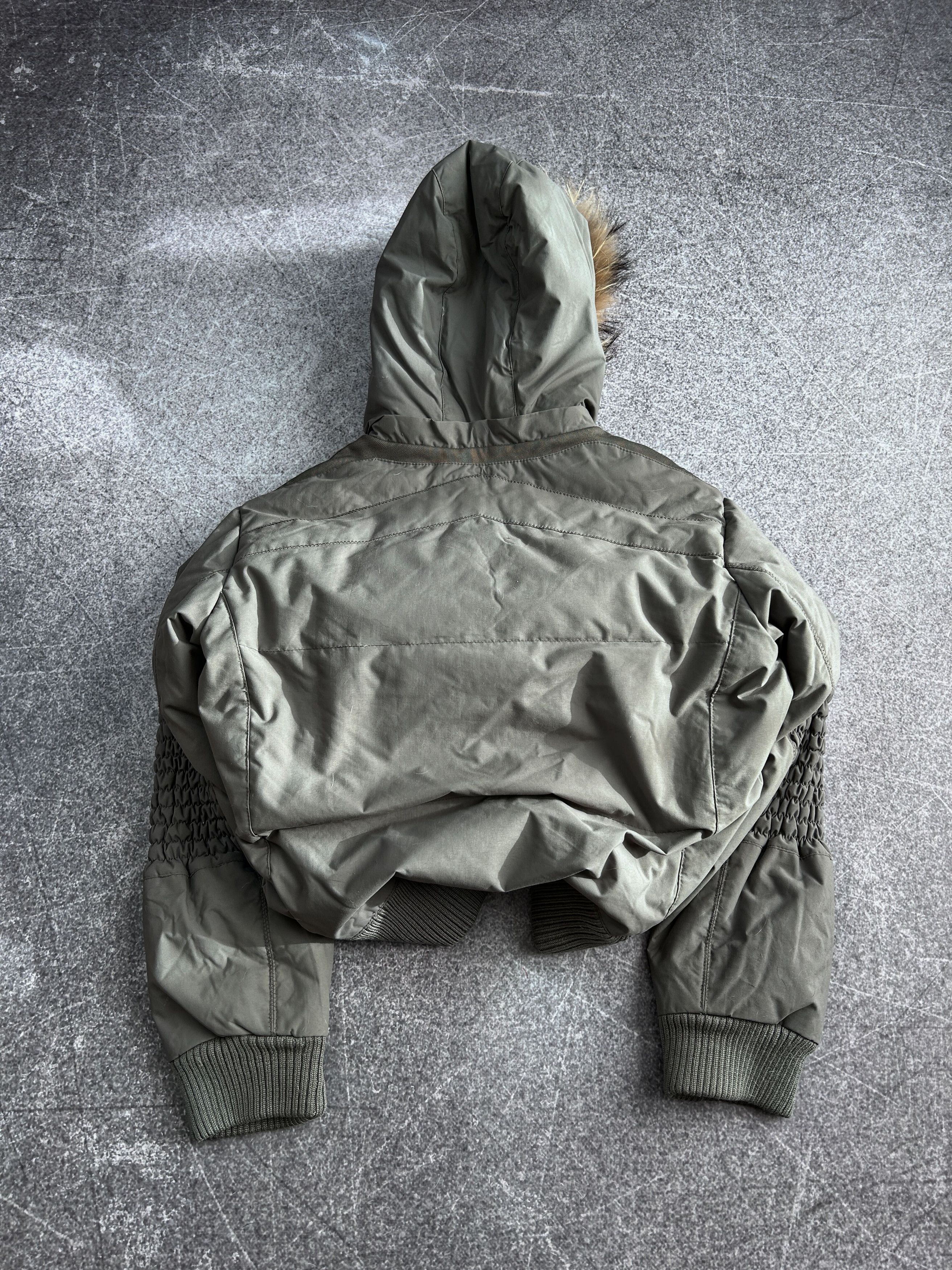 Other Fur Hood Bomber Jacket Y2K Techwear Puffer Geox Style Size US S / EU 44-46 / 1 - 9 Thumbnail