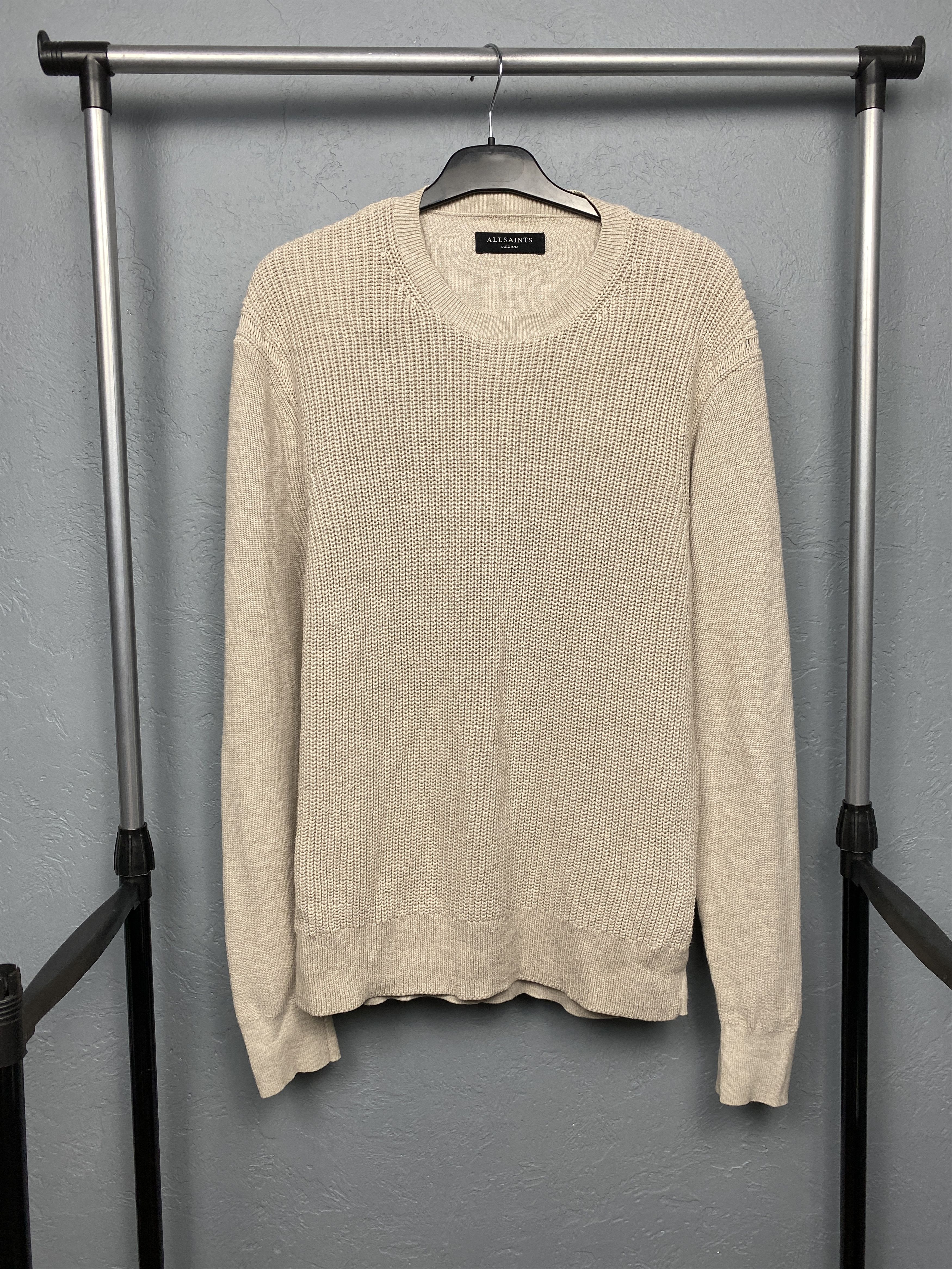 Allsaints Allsaints Vintage Mens Rothay Crew Neck Knit Sweater Size US M / EU 48-50 / 2 - 1 Thumbnail
