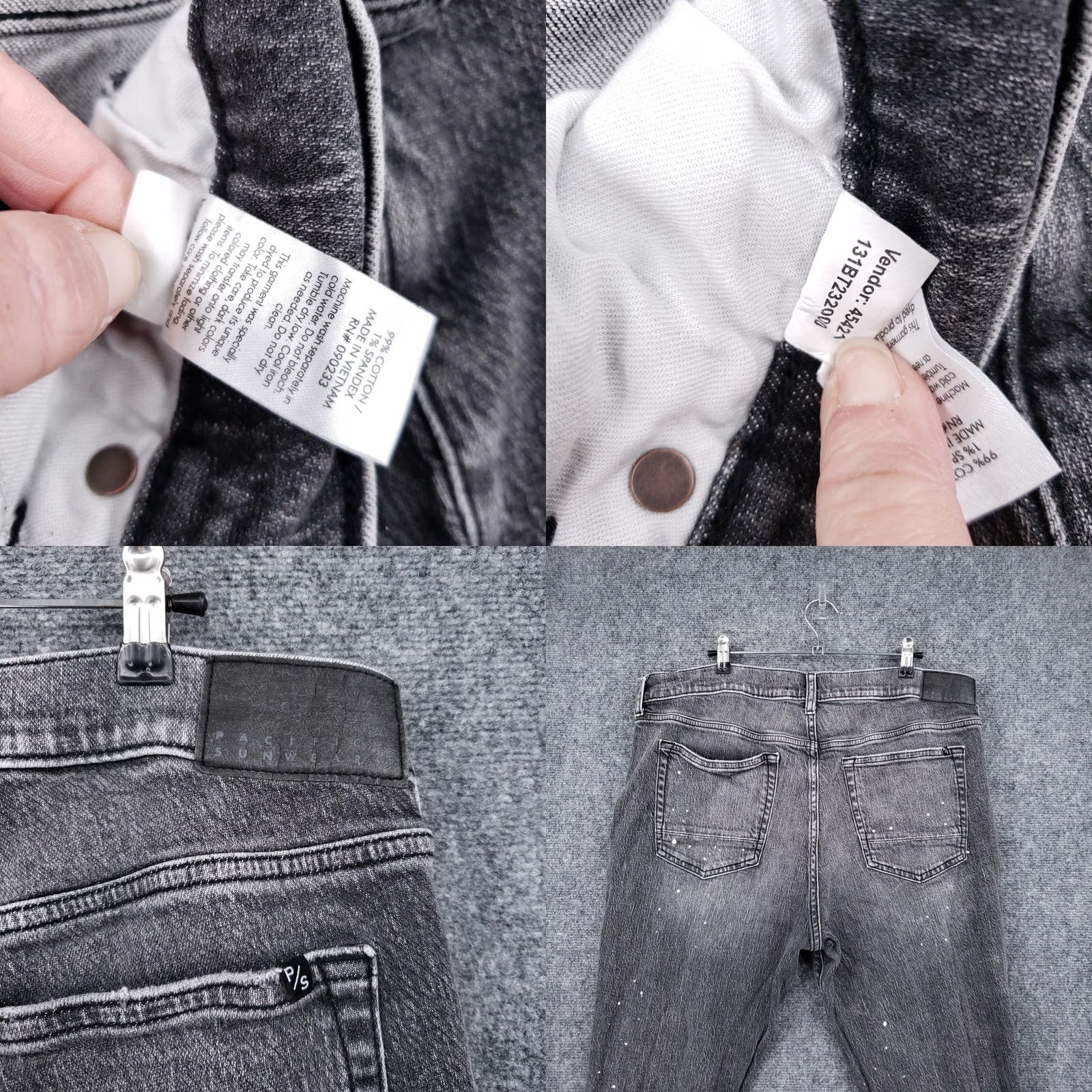 Pacsun Pacsun Jeans Womens 36 Gray Slim Boot High Rise Stretch Distressed Zip Fly Denim Denim Jeans Slim Bootcut Gray PacSun Women 36 Regular Size Size 25" / US 0 / IT 36 - 9 Thumbnail