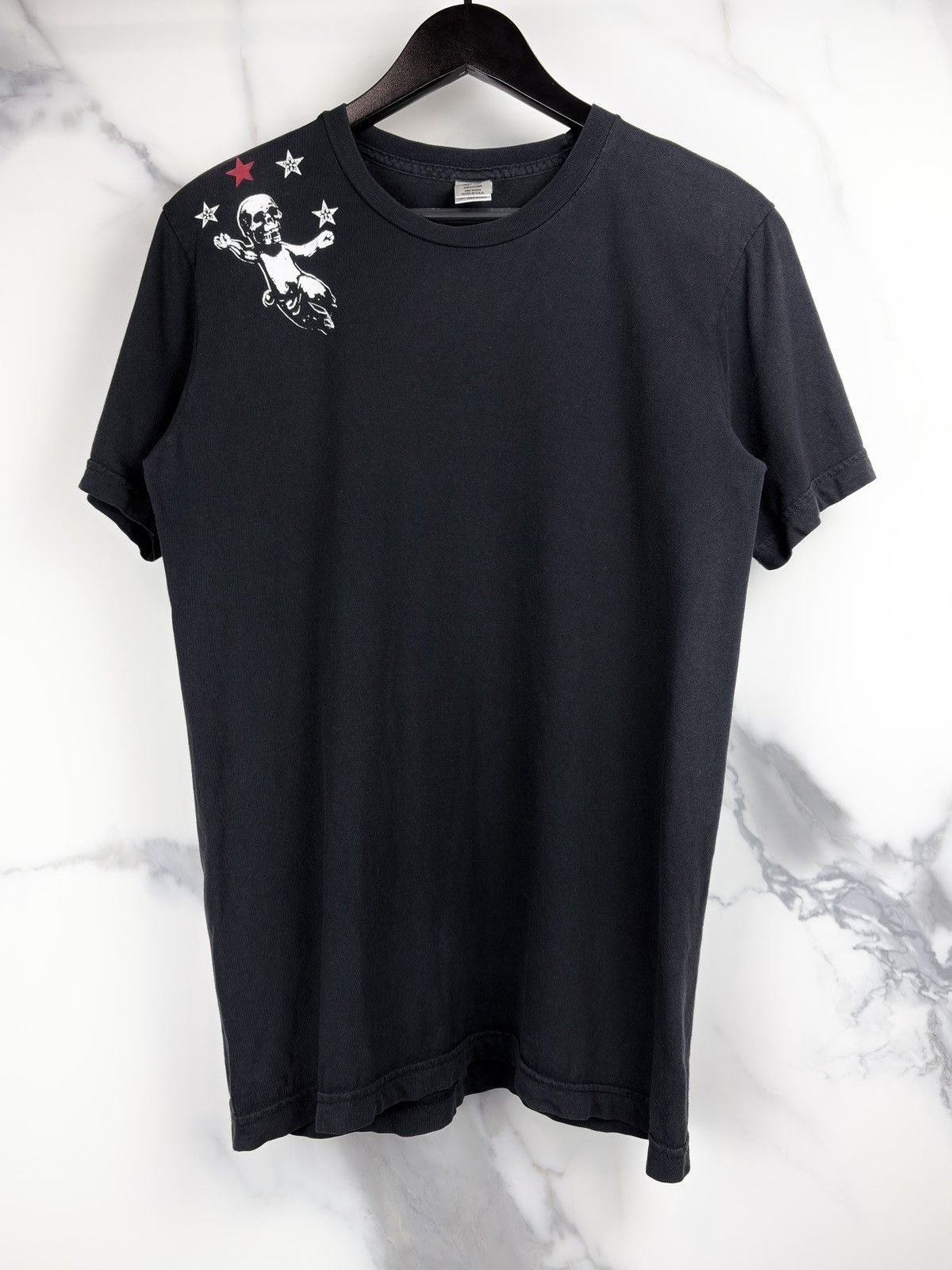 Chrome Hearts Chrome Hearts Vintage Foti Skull Horseshoe Back Logo Tshirt Size US M / EU 48-50 / 2 - 2 Thumbnail