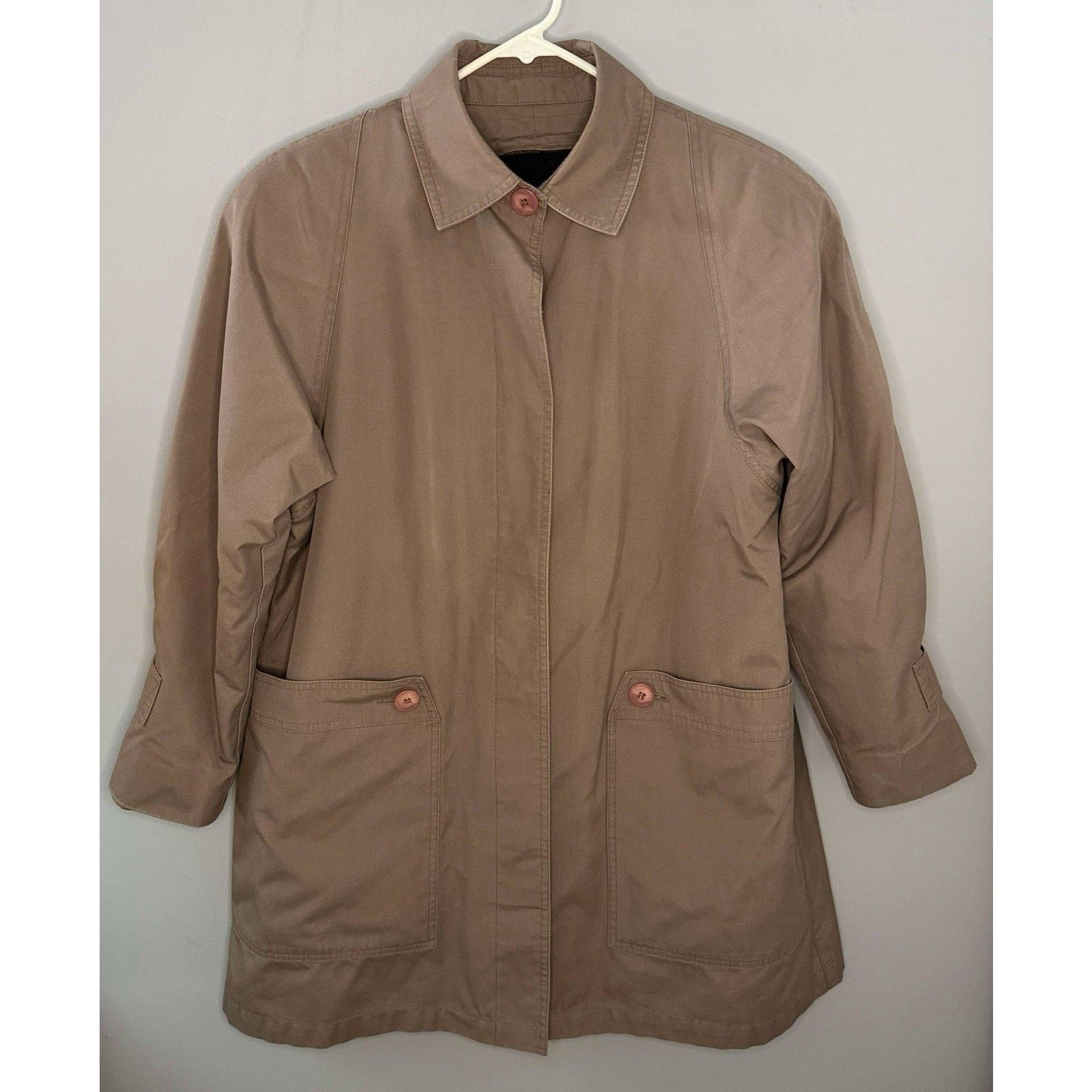 London Fog London Fog Beige Removable Liner Trench Chore Coat Womens 6R Size M / US 6-8 / IT 42-44 - 1 Thumbnail