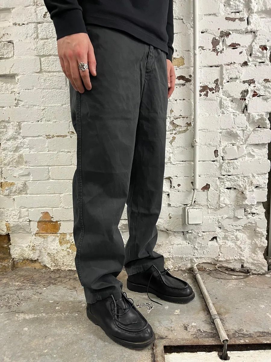 Prada 2000s Prada Cozy Faded Dark Straight Pants Size US 33 - 3 Thumbnail