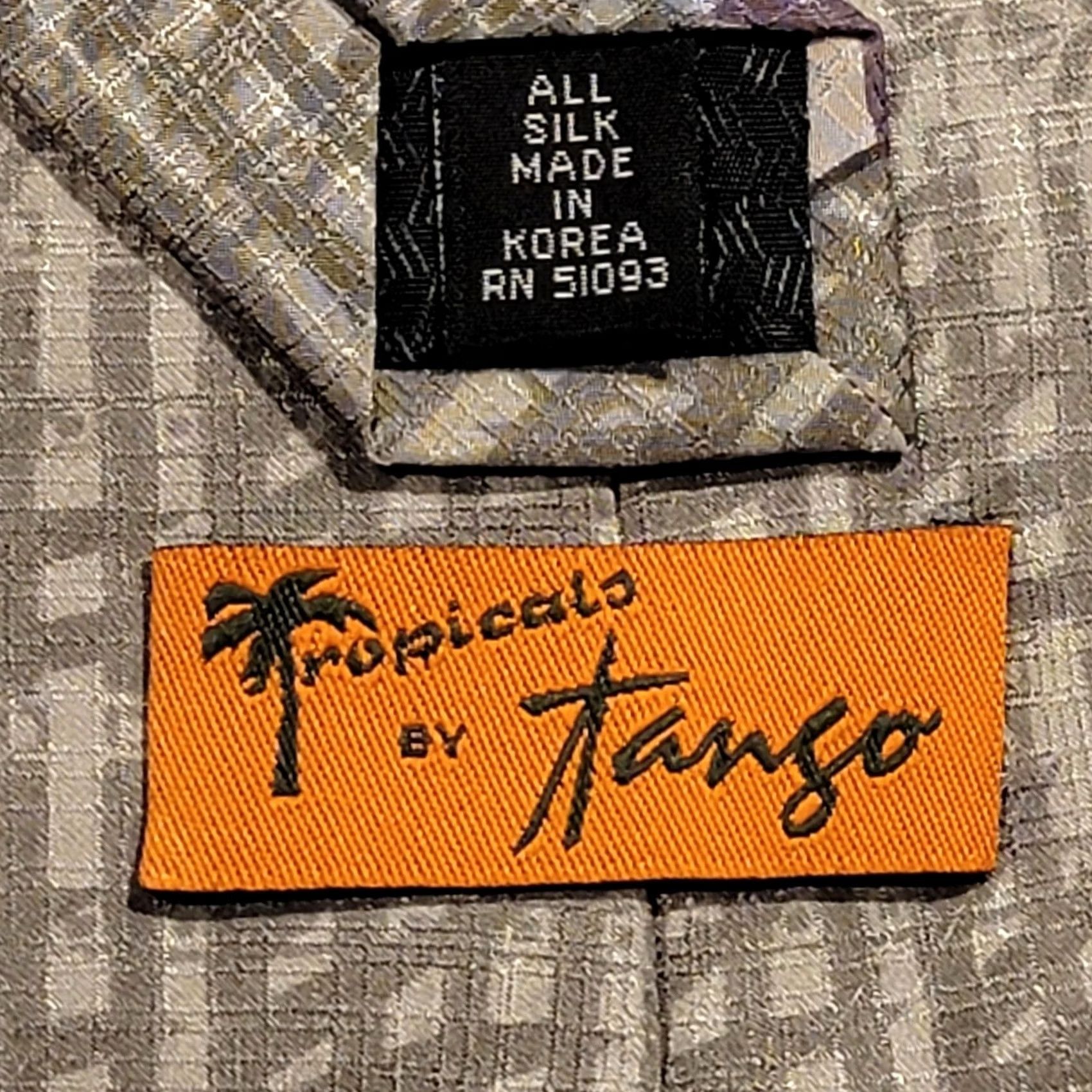 Vintage Tropics by Tango Silk Tie Mens Necktie Sailing Beach Resort Cruise Vaca Summer Size ONE SIZE - 6 Thumbnail