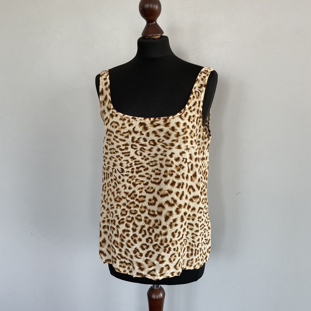 Escada × Vintage Vintage 90’s Escada Margaret Ley tank top leopard Size S / US 4 / IT 40 - 9 Thumbnail