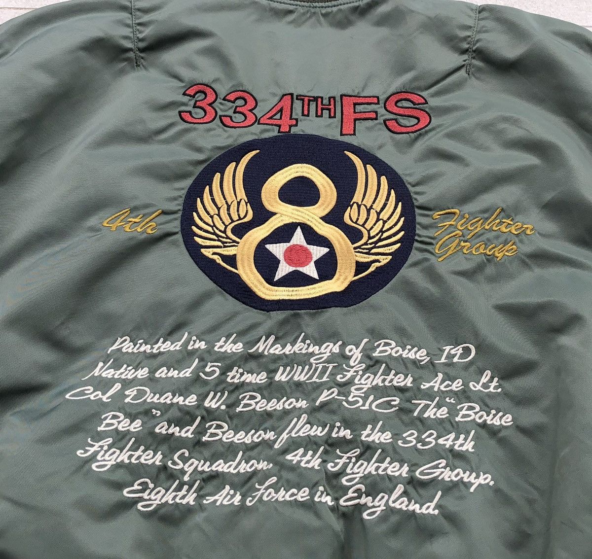Avirex Avirex MA-1 Patches Logo Flight Military Bomber Jackets Size US M / EU 48-50 / 2 - 14 Thumbnail