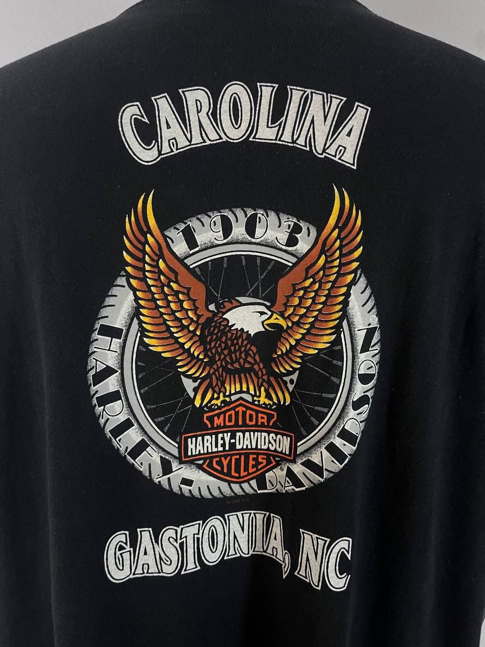 Harley Davidson Harley Davidson Tee T Shirt Vintage Black 1990s Size US XXL / EU 58 / 5 - 9 Thumbnail