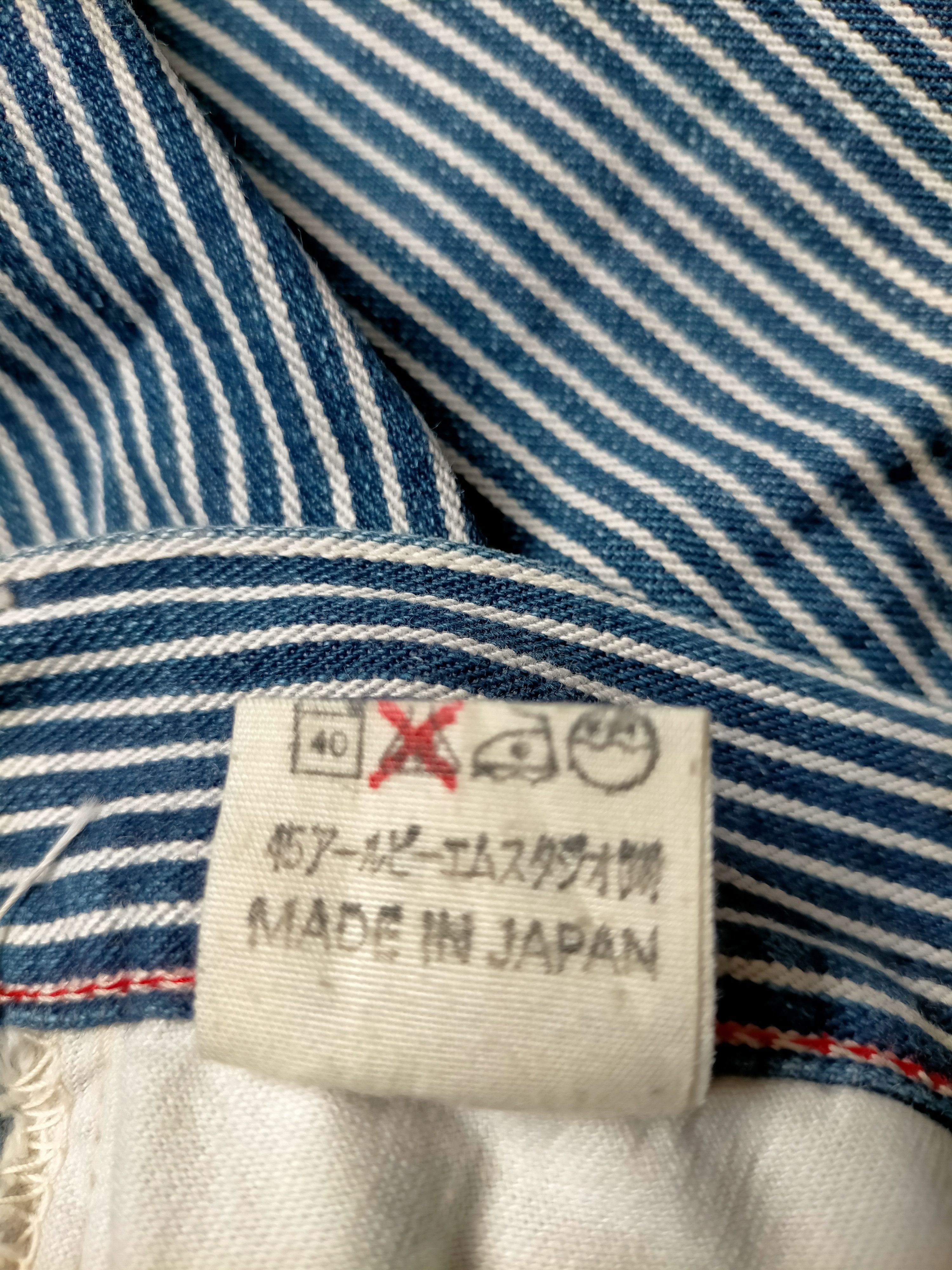 45rpm 45rpm Hickory Stripe Japan Denim pants Size US 28 / EU 44 - 20 Thumbnail