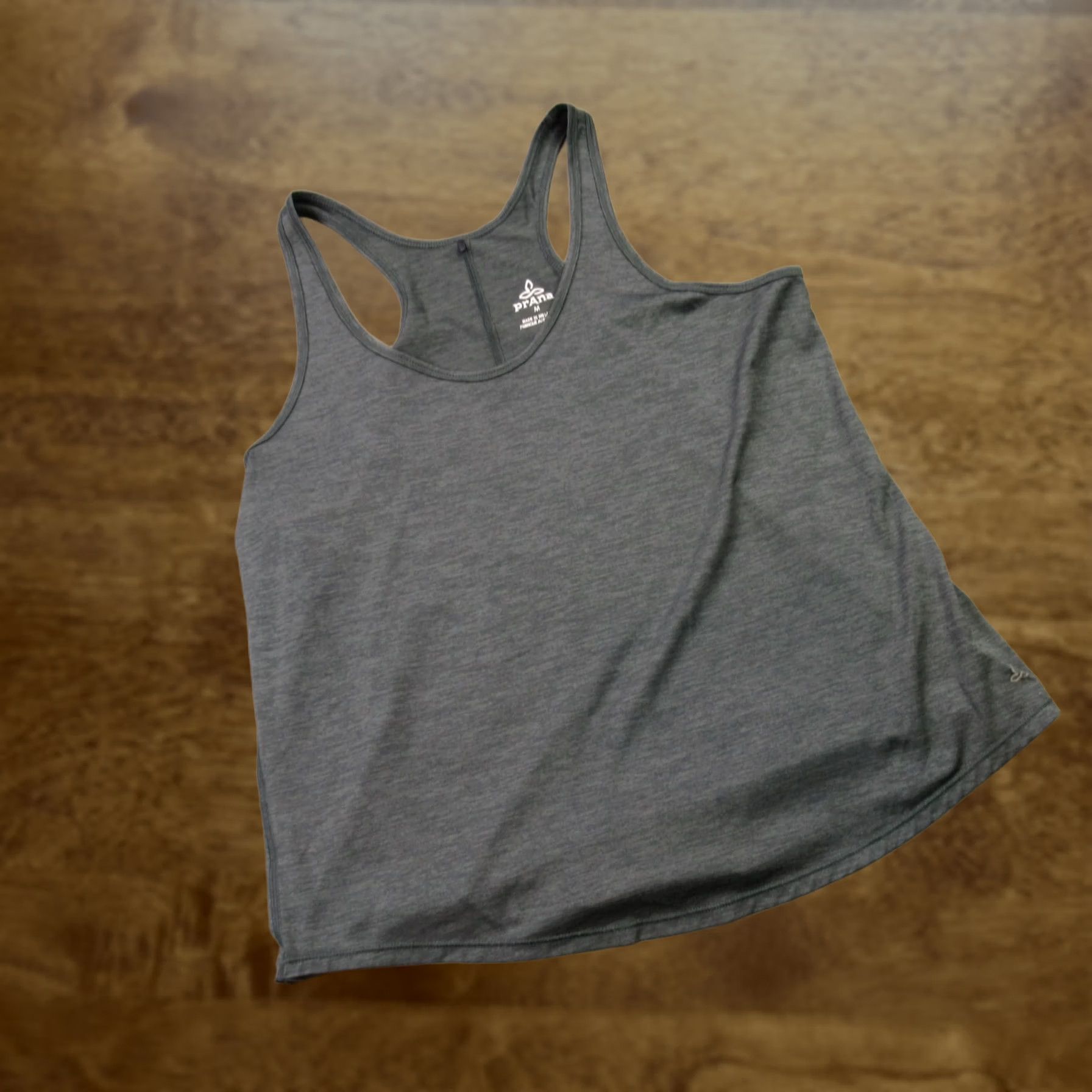 Prana Prana Top Womens Medium Sleeveless Lightweight Casual Gray Tank Shirt M Adult Casual Sleeveless Gray Prana Size M / US 6-8 / IT 42-44 - 1 Thumbnail