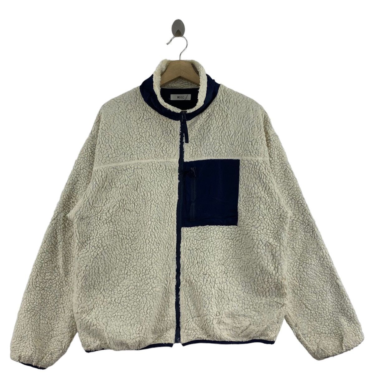 Japanese Brand WEGO Japanese Brand Deep Pile Sherpa Double Color Sweater Size US L / EU 52-54 / 3 - 1 Thumbnail