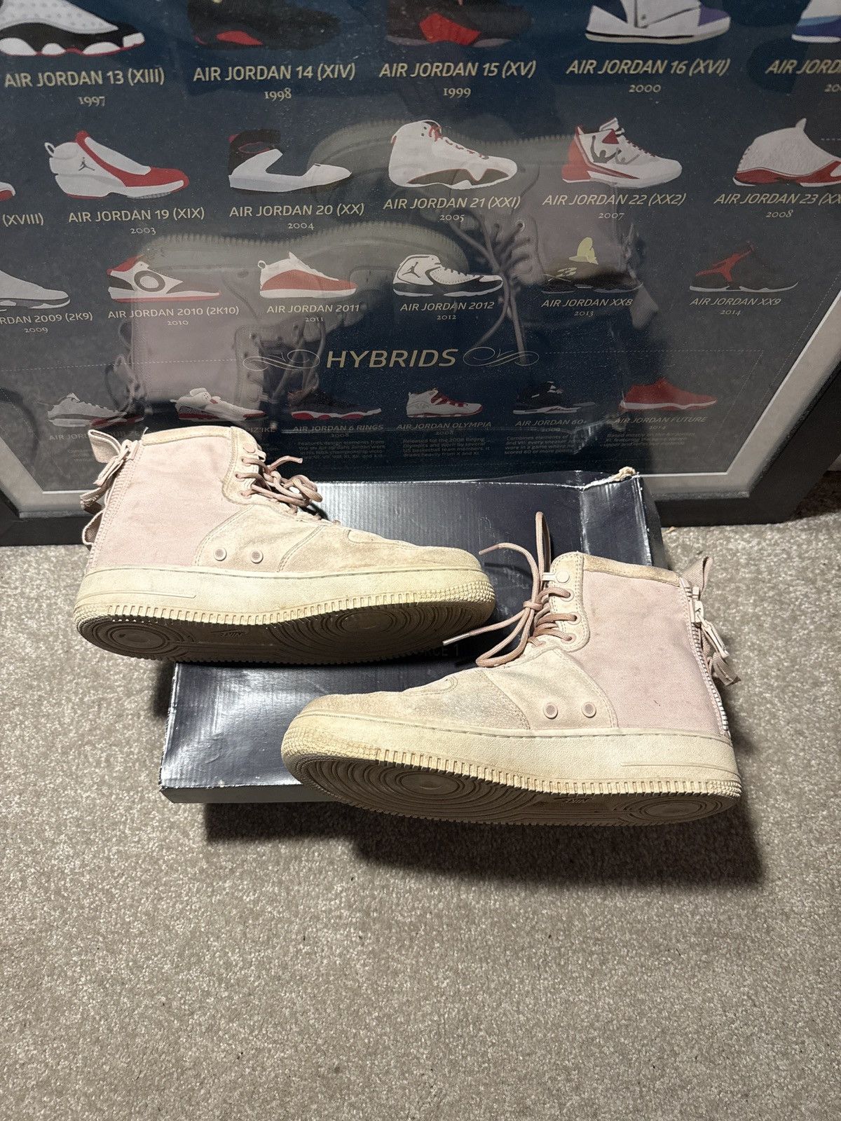 Nike Nike SF Air Force 1 Mid Particle Beige Size US 10 / IT 40 - 4 Thumbnail