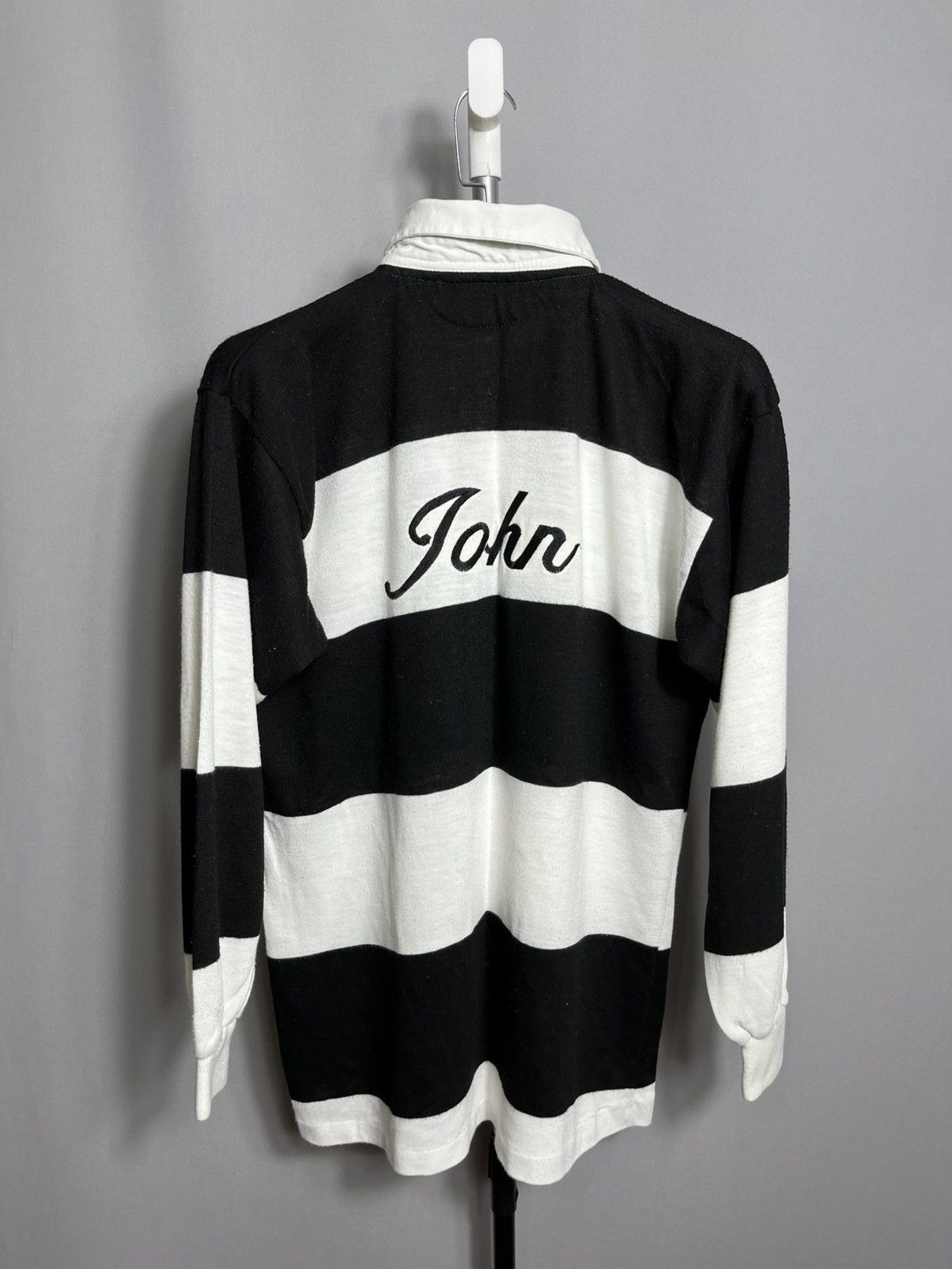 Vintage 1980's Barbarians Halbro Rugby Shirt Men's Striped RARE Size US M / EU 48-50 / 2 - 8 Thumbnail