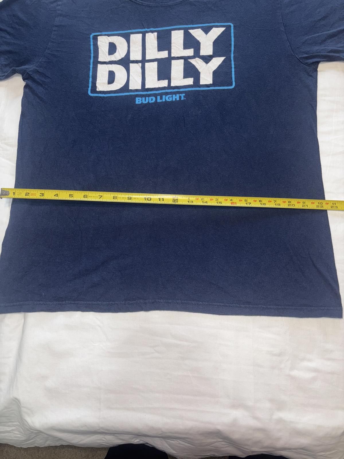 Designer Retro Bud Light Dilly Dilly T-Shirt - Fun Party Tee Size US 32 / EU 48 - 5 Thumbnail