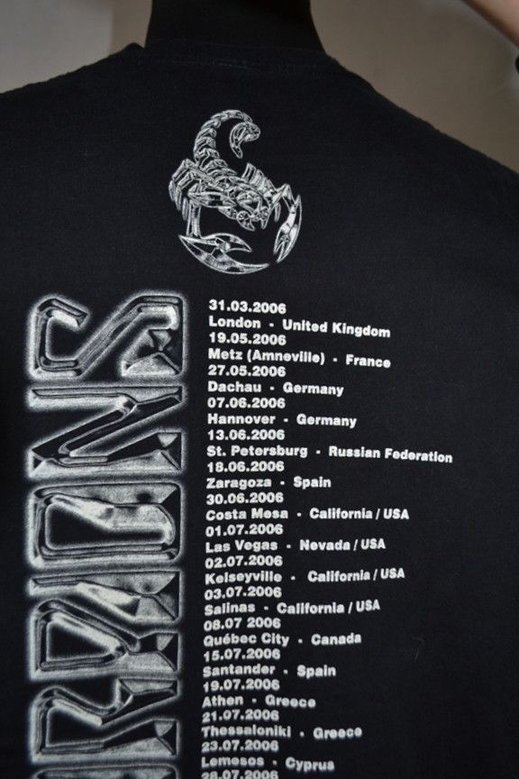 Band Tees × Vintage Vintage Scorpions Unbreakable 2006 World Tour tee XL Size US XL / EU 56 / 4 - 3 Thumbnail