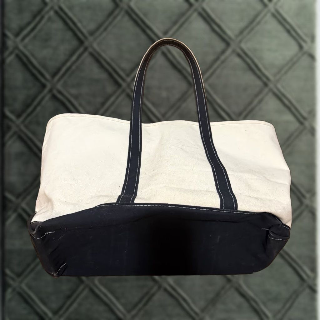 L.L. Bean × Vintage 70s/80s L.L.Bean Green/Navy Boat & Tote Bag 