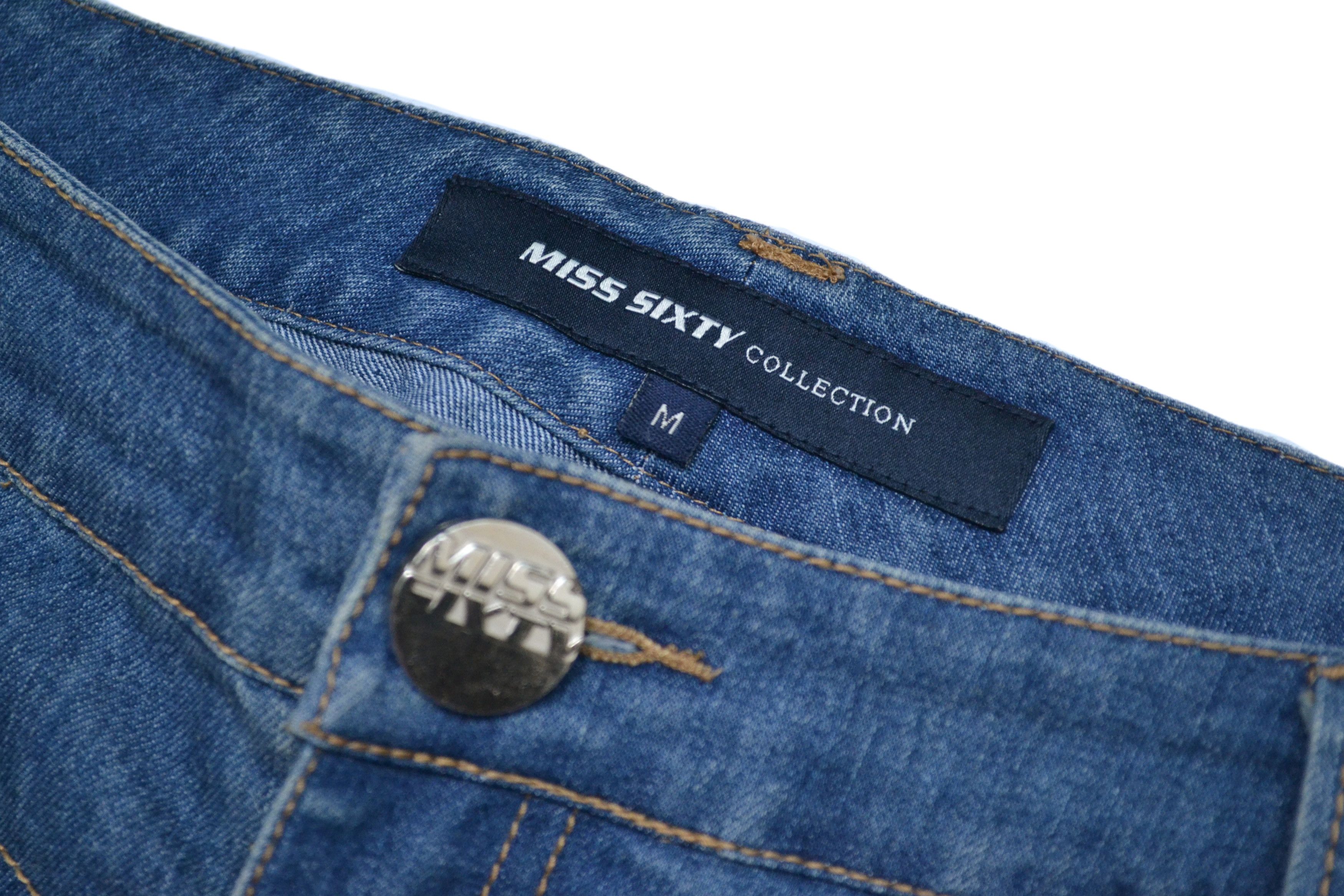 Miss Sixty Miss Sixty Y2K Designer Blue Denim Skirt Size M Size 27" / US 4 / IT 40 - 2 Thumbnail