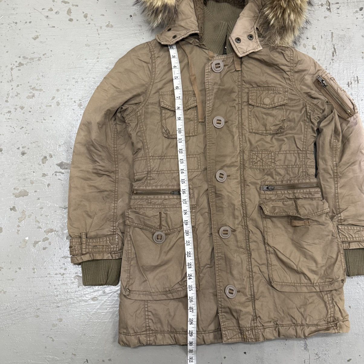 If Six Was Nine Racoon Fur Style Hoodie Parka Jacket Eeni Meeni Lgb style Size US M / EU 48-50 / 2 - 7 Thumbnail