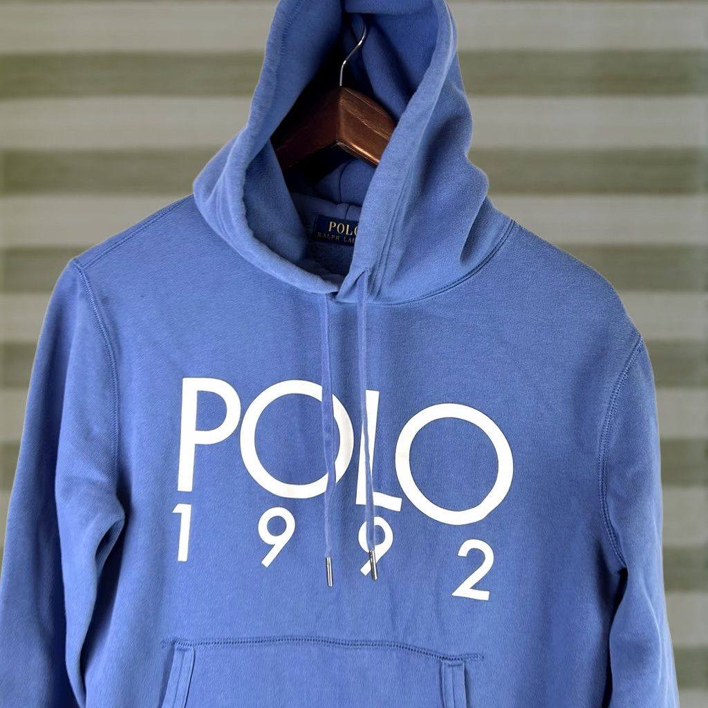Polo Ralph Lauren Polo 1992 Hoodie Polo Ralph Lauren Blue Mens XS Hoodie Pullover Hooded Pockets Sweatshirt Regular Fit 남? Size US XS / EU 42 / 0 - 1 Thumbnail