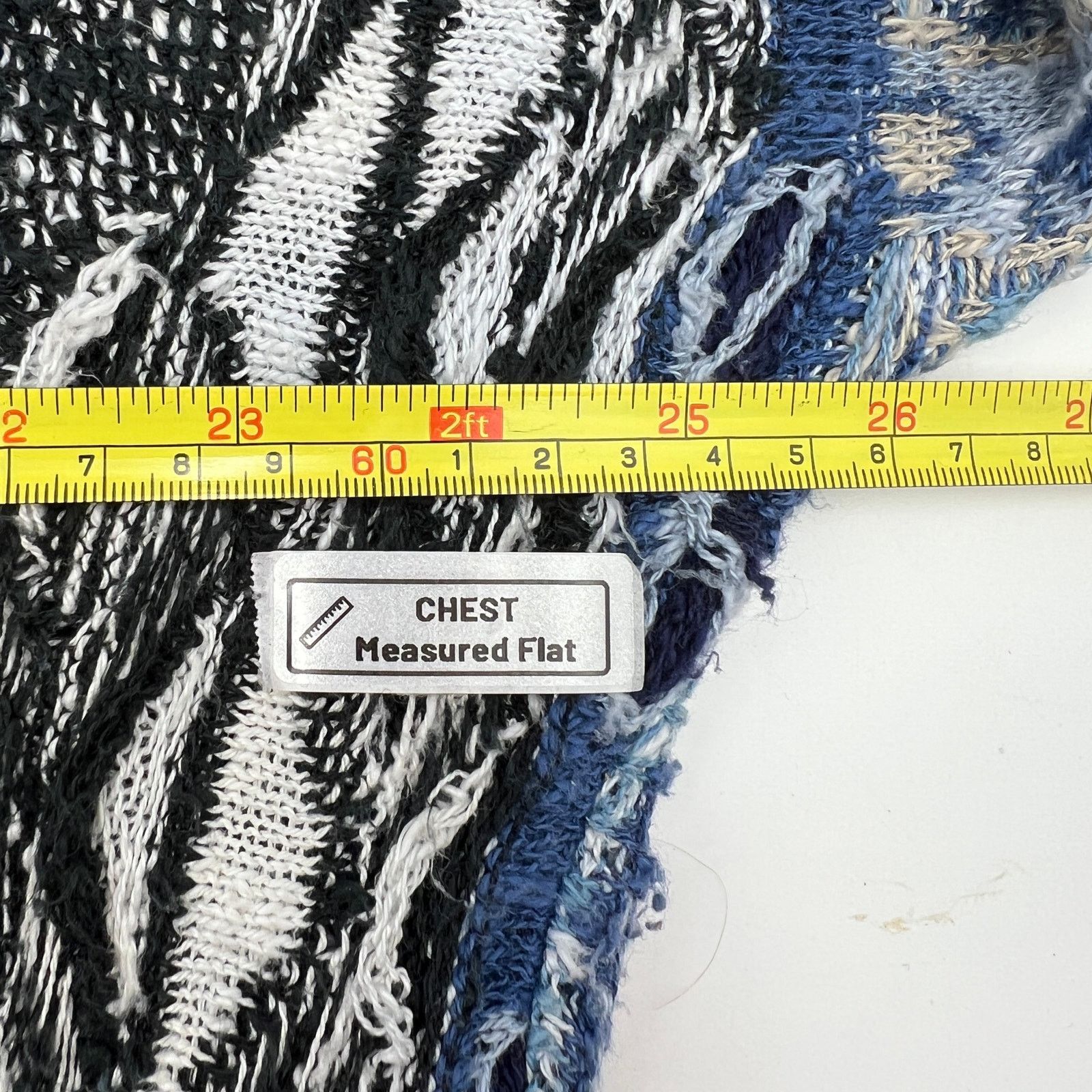 Coogi Coogi Classic Linen Pullover Crewneck Sweater Blue 3D Knit Size US M / EU 48-50 / 2 - 5 Thumbnail