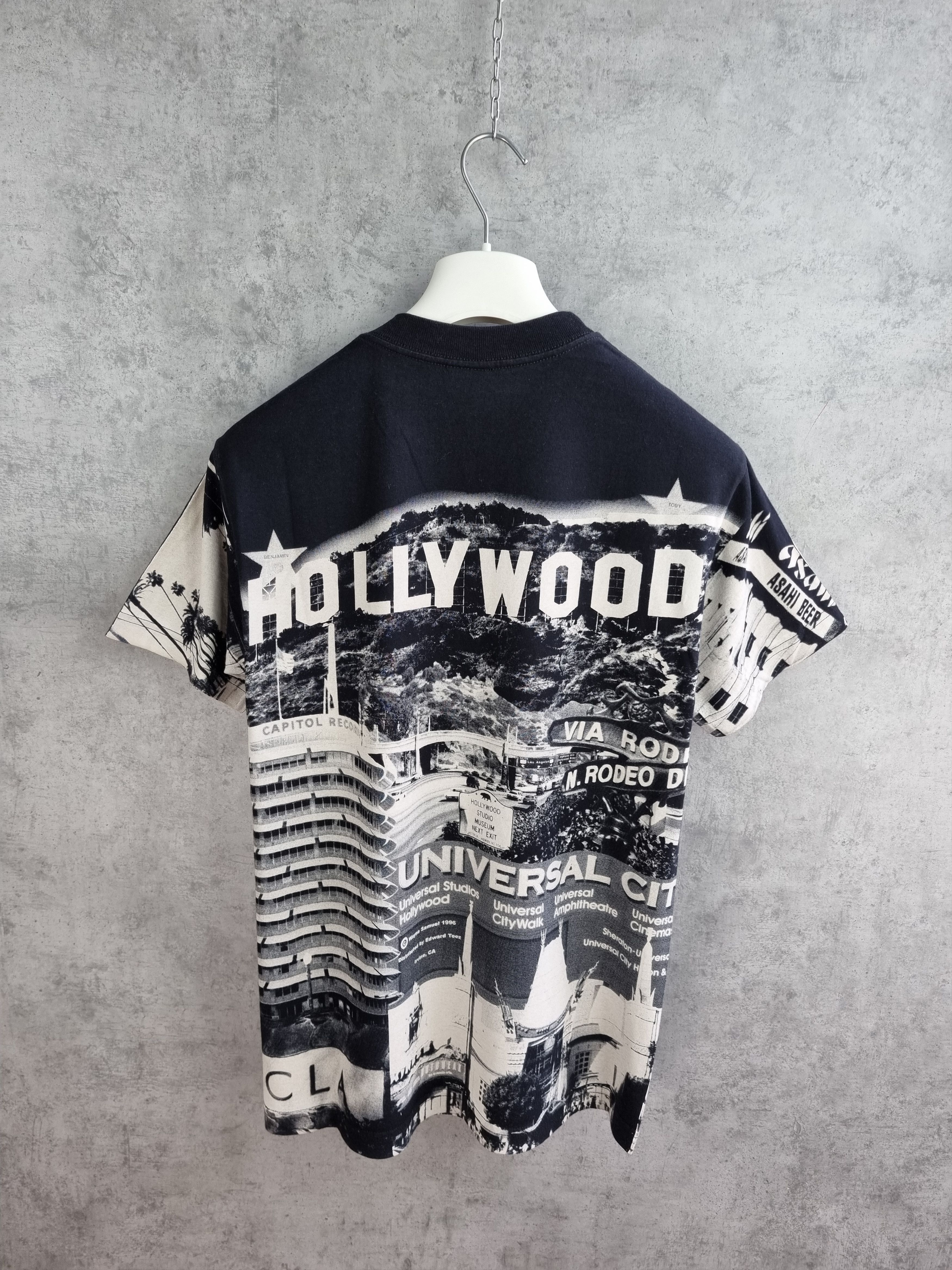 Vintage Rare Vintage Hollywood All Over Print Tee Shirt Size US M / EU 48-50 / 2 - 5 Thumbnail