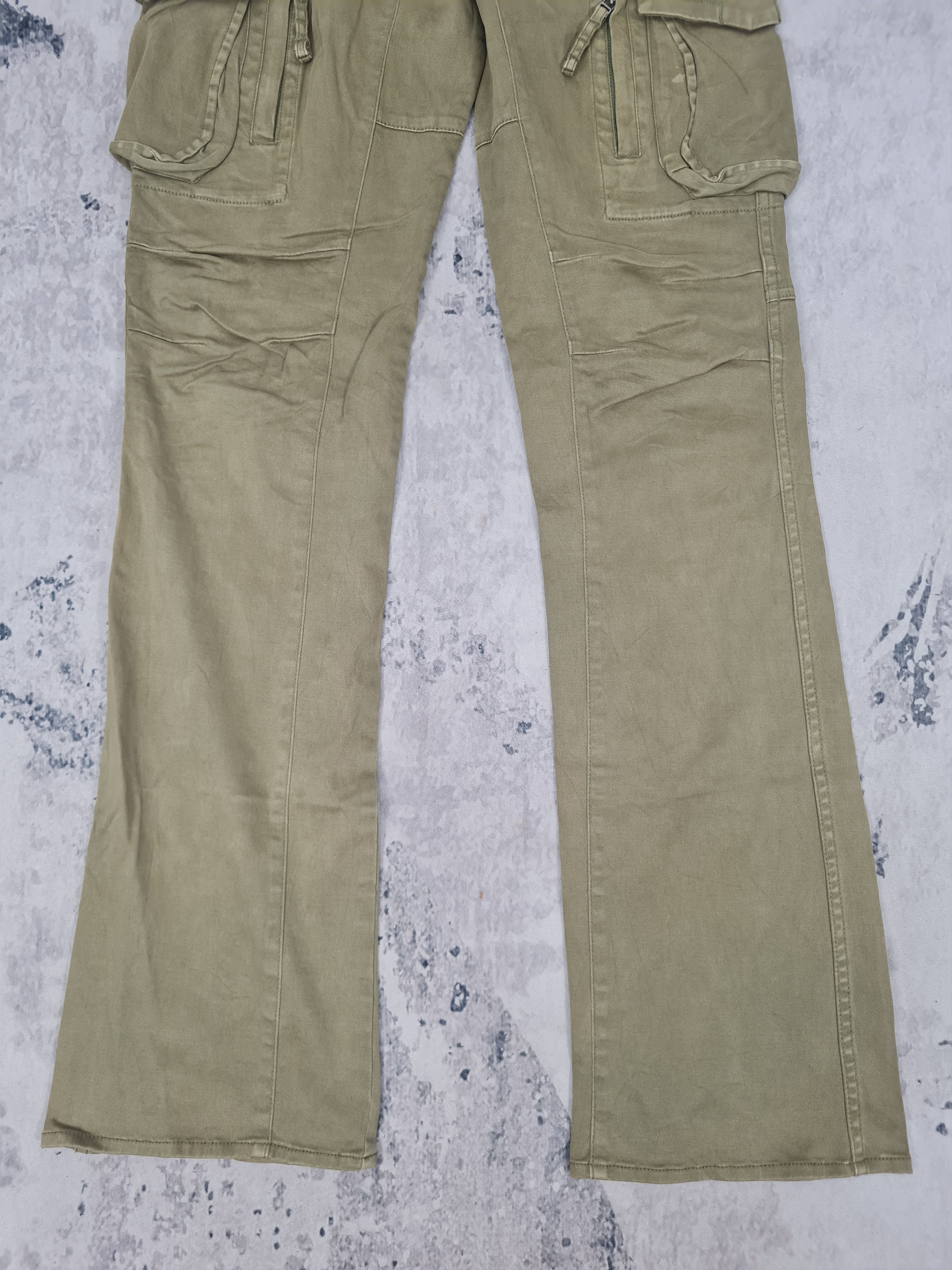 Japanese Brand CRUTCH CO.,LTD Crew Tactical Strech Flare Pants 31x34 JB0201 Size US 31 - 3 Thumbnail