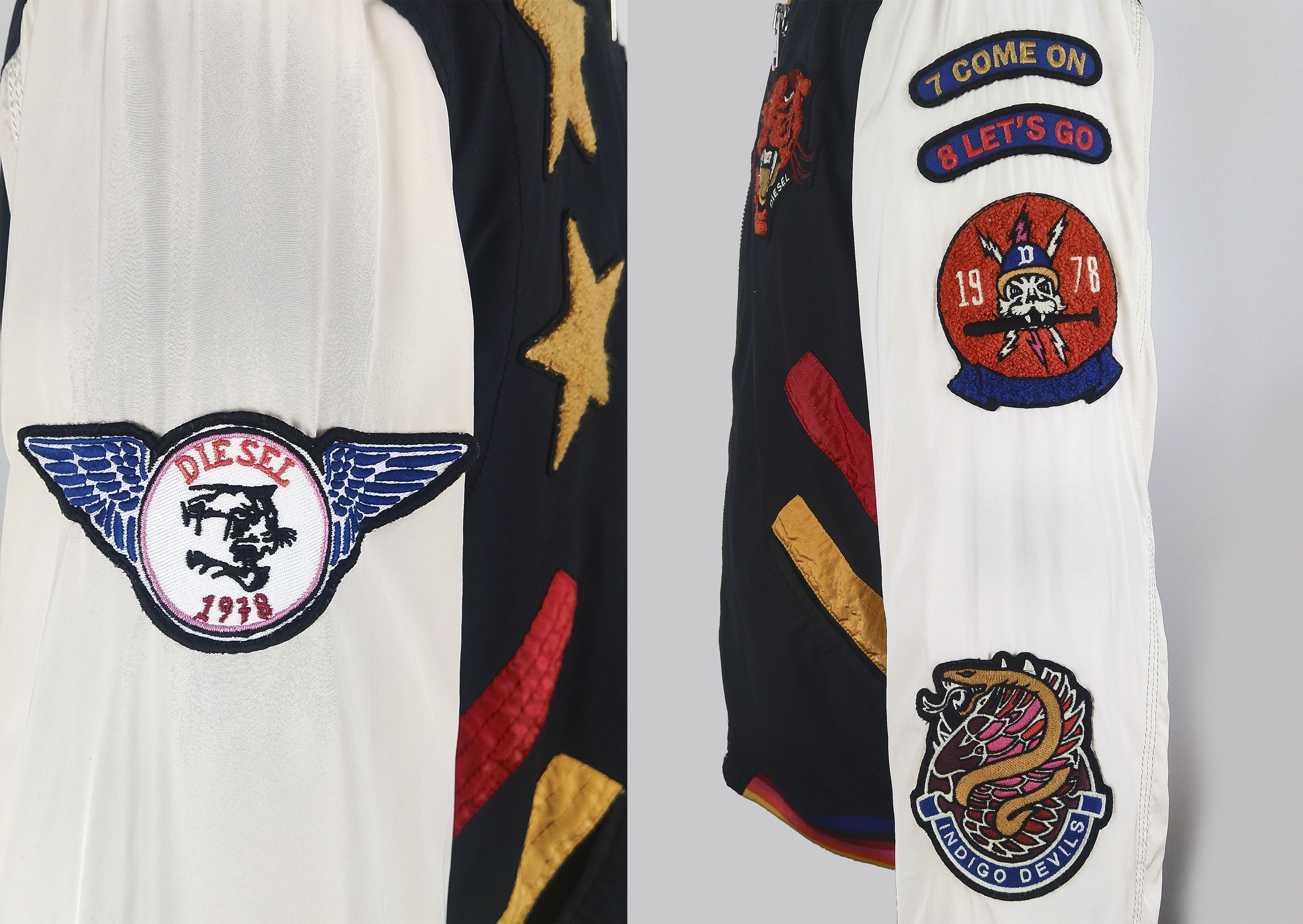 Diesel Diesel Bomber Varsity Jacket with Patches AW15 collection Size US L / EU 52-54 / 3 - 12 Thumbnail