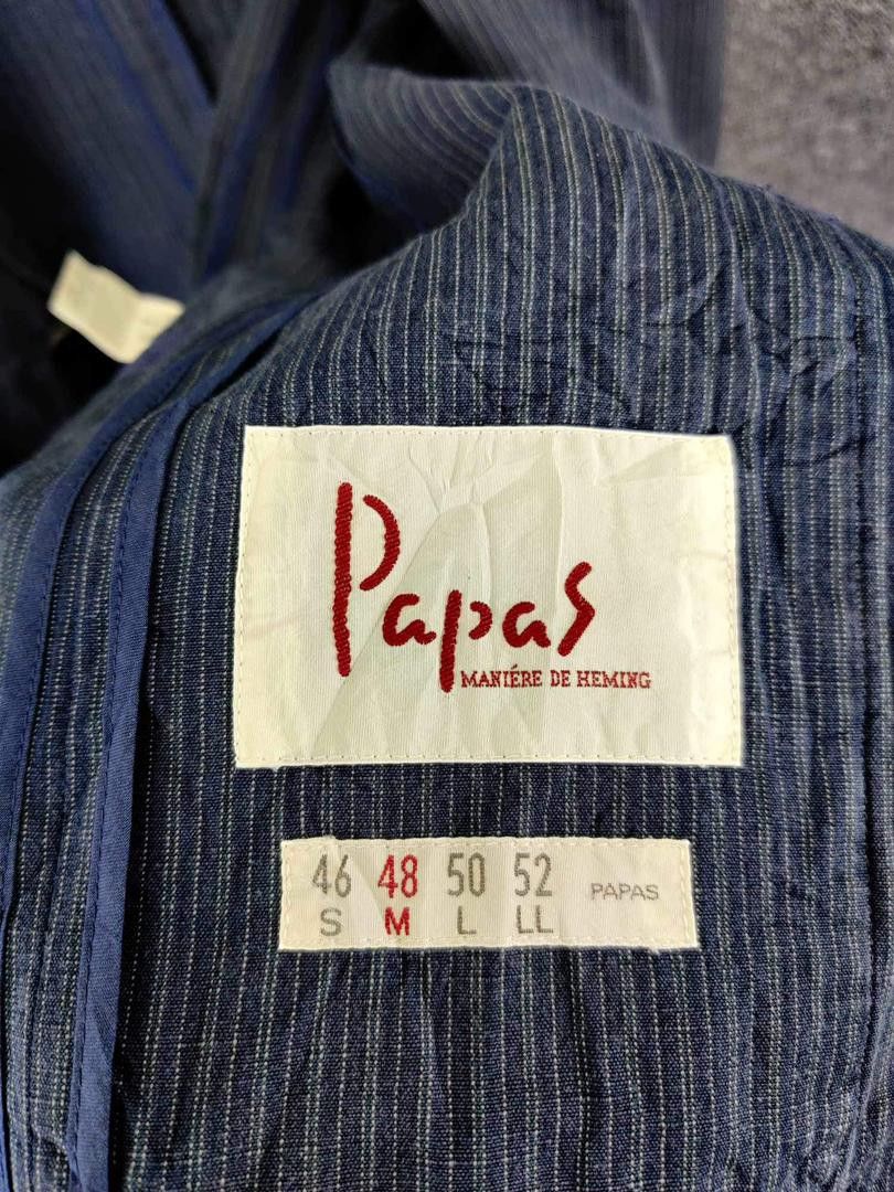 Japanese Brand Vintage Papas Maniere De Heming Blazer Jacket Size US M / EU 48-50 / 2 - 10 Thumbnail