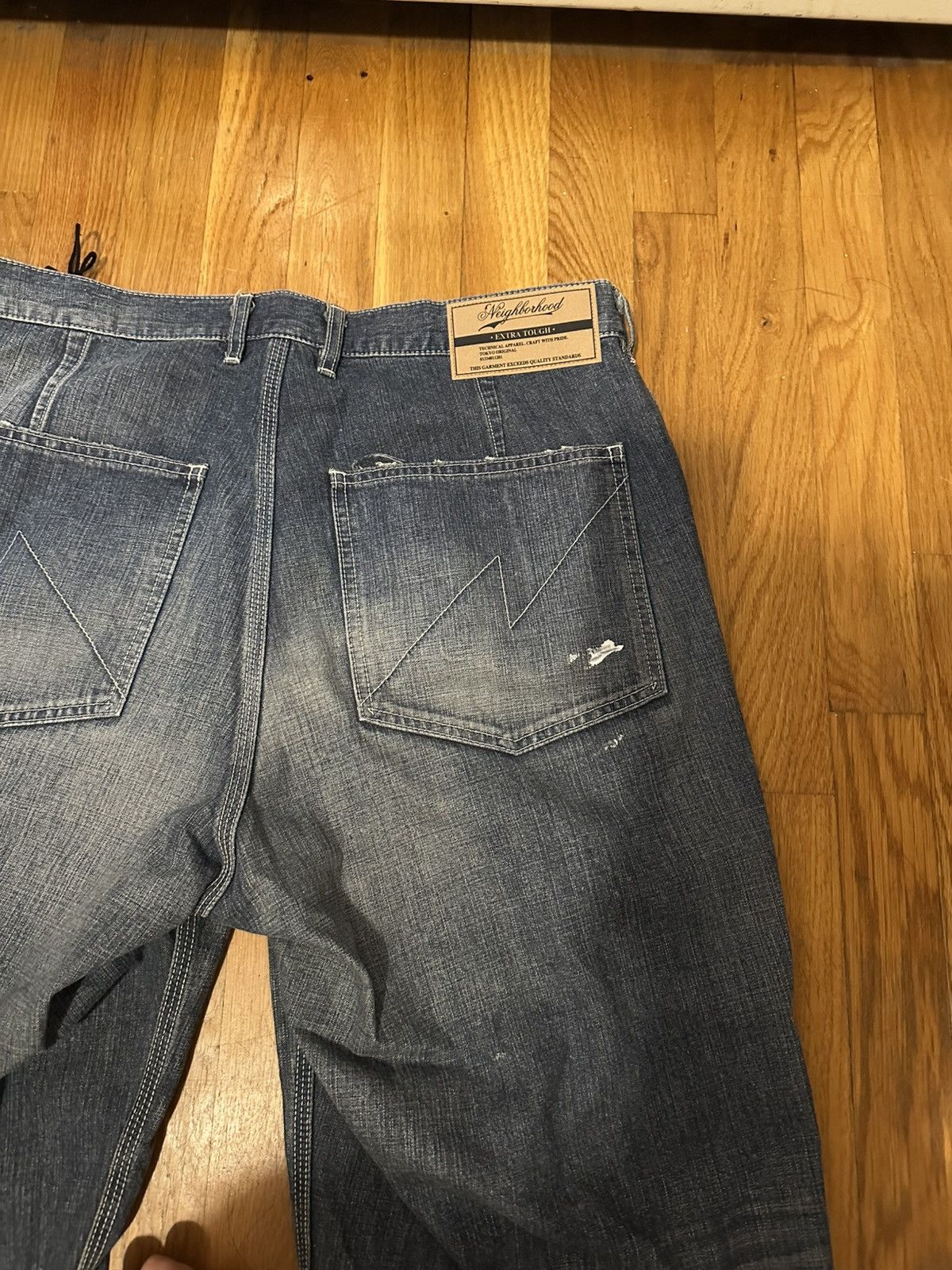 Neighborhood Neighborhood Washed Denim Jeans Size US 32 / EU 48 - 7 Thumbnail