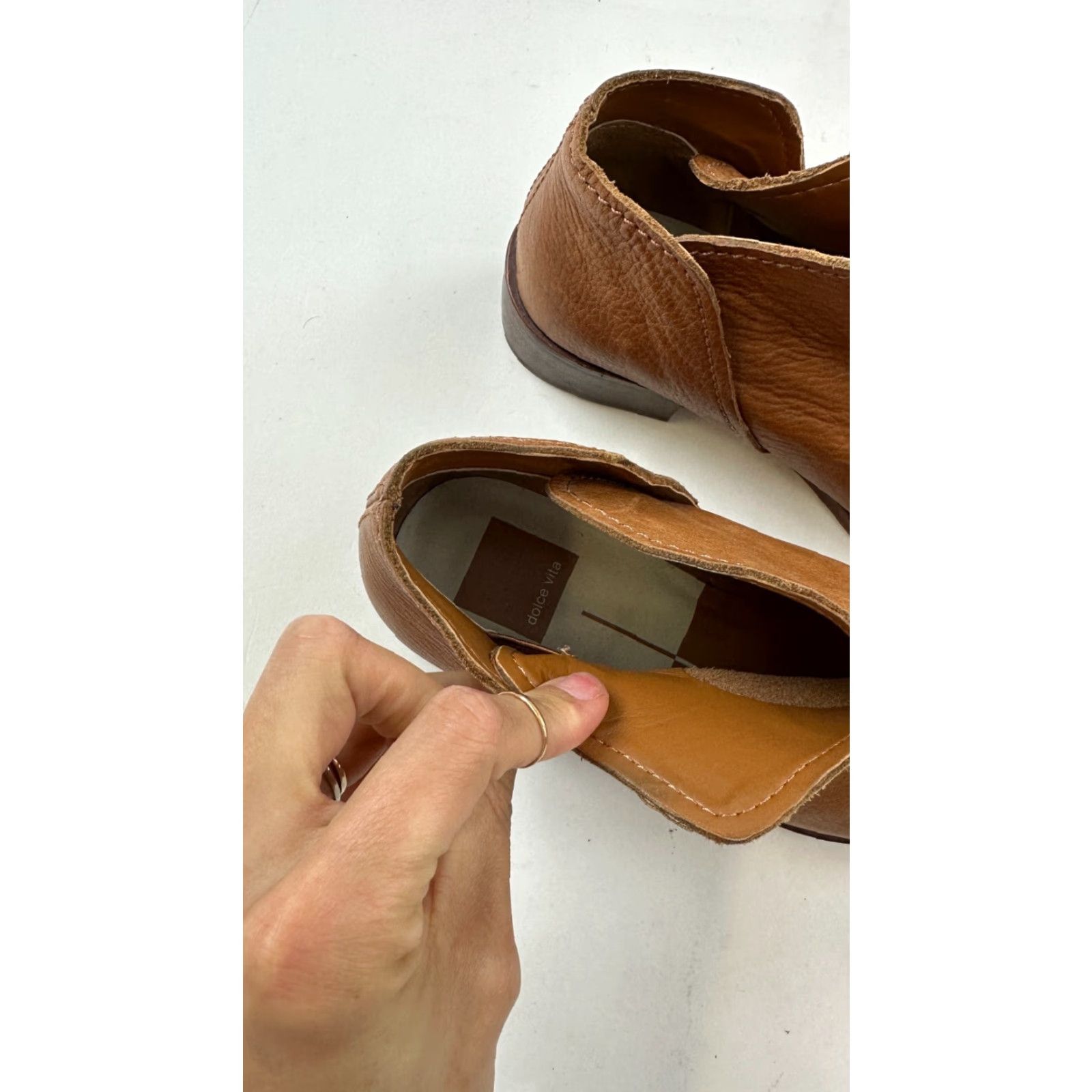 Dolce Vita Dolce Vita Ankle Boots Women’s 8 Brown Leather Almond Toe Block Heel Casual Outdoor Size US 8 / IT 38 - 2 Thumbnail
