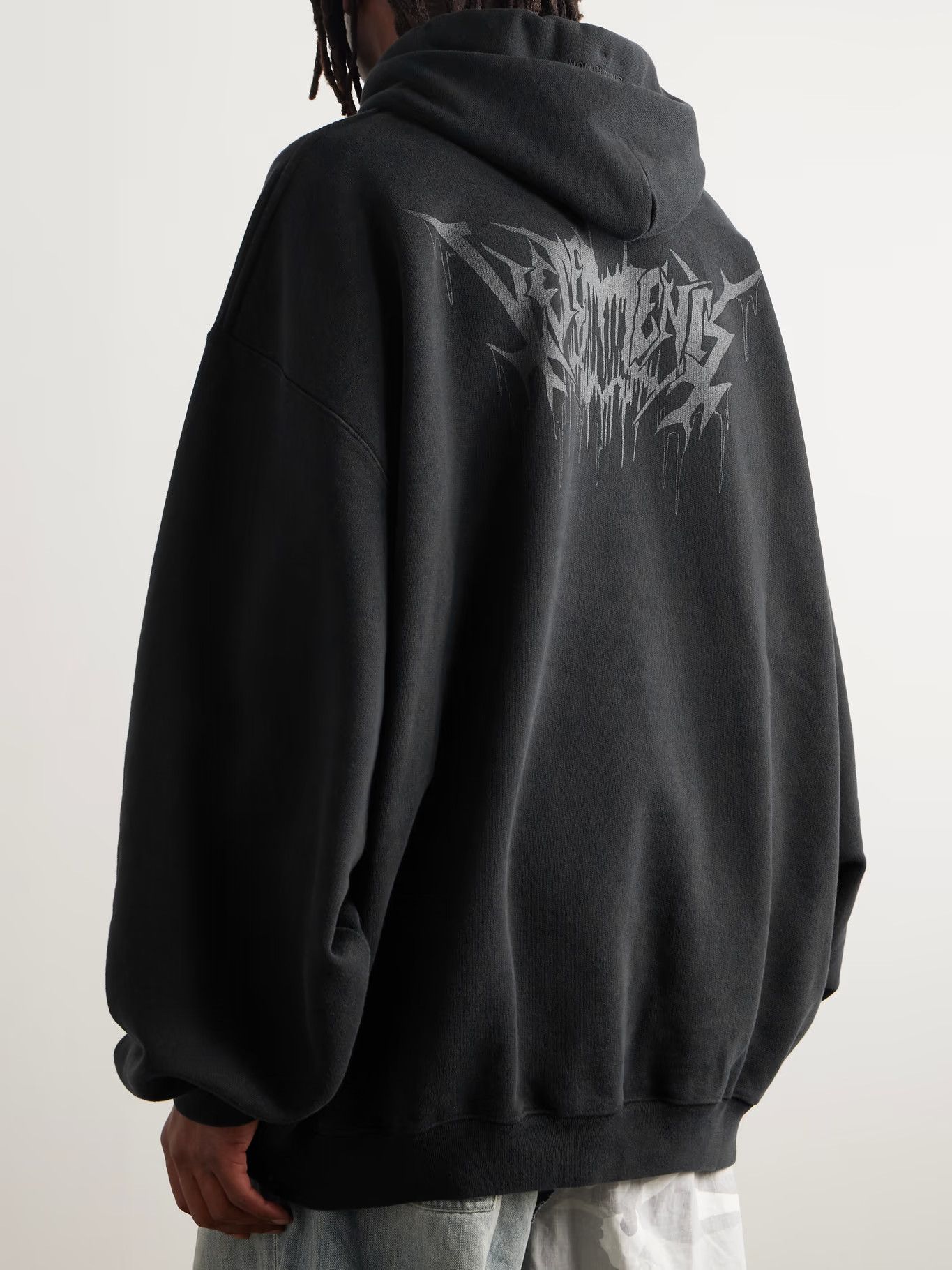 Vetements VETEMENTS Black Skull Metal Hoodie Size US M / EU 48-50 / 2 - 3 Thumbnail