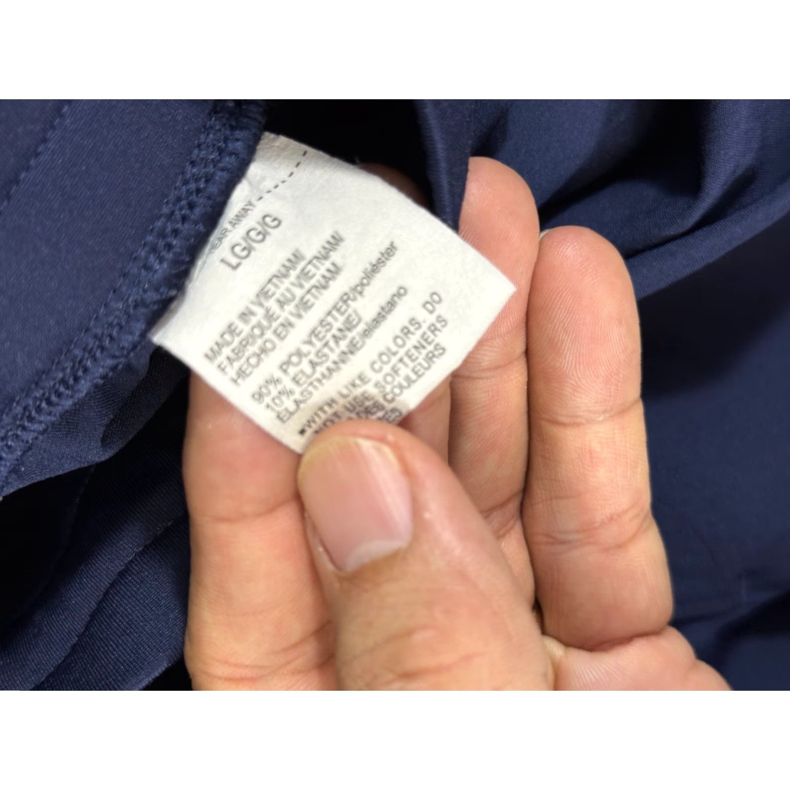 Under Armour Under Armour Activewear Track Pants Womens L Blue Tapered Leg Pull On Pockets Stretch Breathable Size 36" / US 14 / IT 50 - 6 Thumbnail