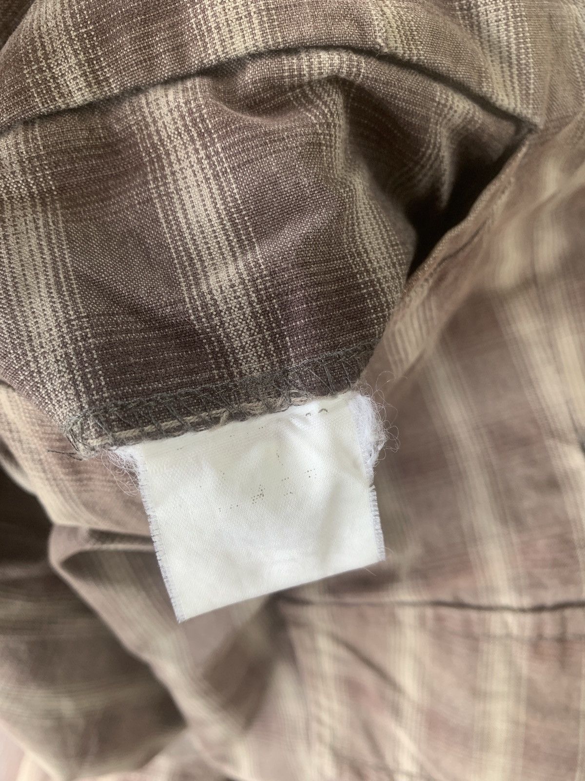 Issey Miyake × Tete Homme Tete Homme Japan brown tartan cargo pants Size US 34 / EU 50 - 4 Thumbnail
