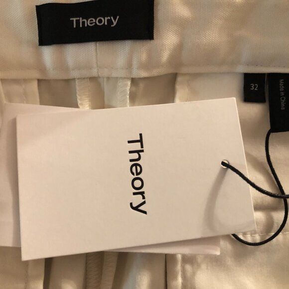 Theory THEORY MEN'S NEW BEIGE 95%COTTON CASUAL PANTS SIZE: 32/28 Size US 32 / EU 48 - 9 Thumbnail