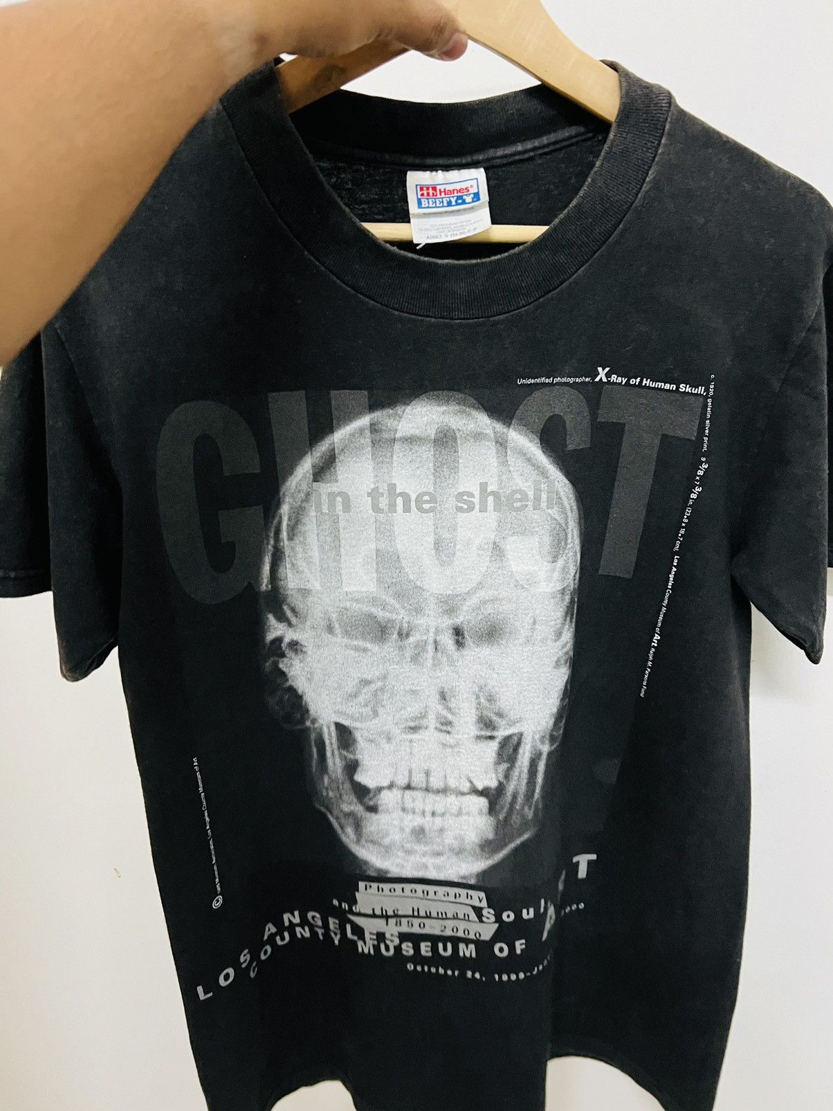 Anime × Hanes × Vintage Vintage Ghost In The Shell x Ray Of Human Skull Tee Size US S / EU 44-46 / 1 - 10 Thumbnail