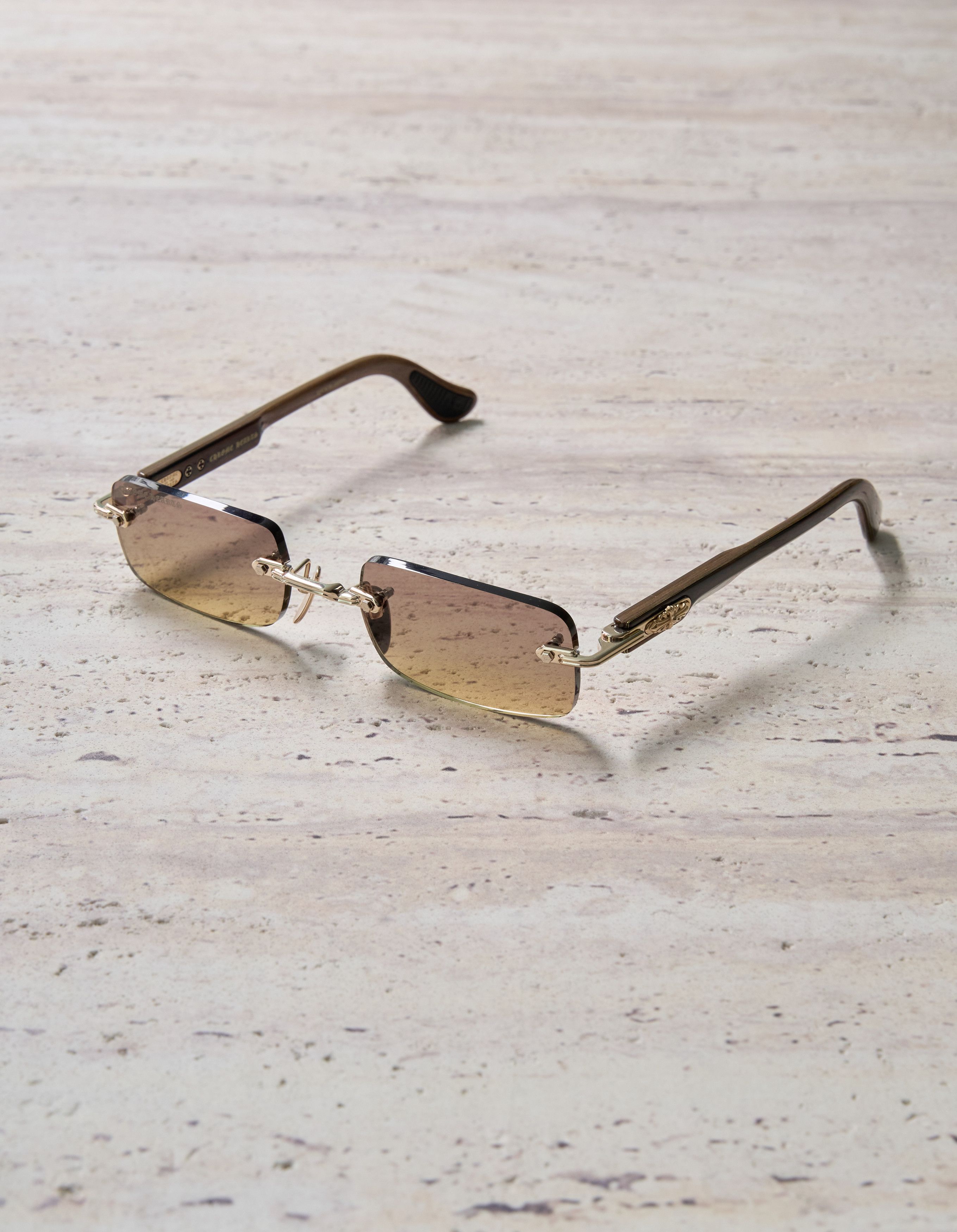 Chrome Hearts CROME HEARTS DEEP I Gold Plated/Wood Ebony Size ONE SIZE - 1 Thumbnail