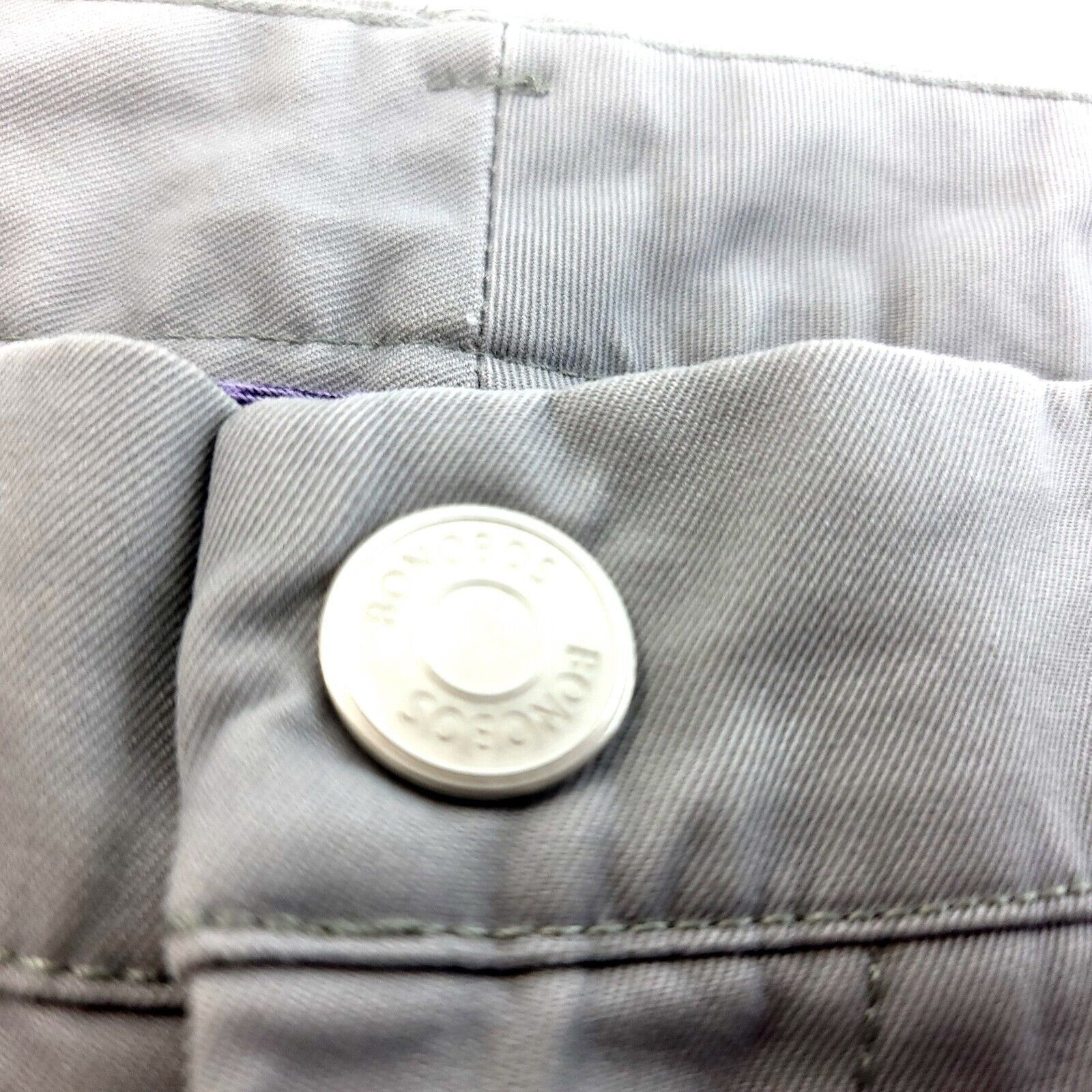 Bonobos Bonobos Straight Fit Cotton Gray Chino Pants Mid Rise 34/34 Size US 34 / EU 50 - 8 Thumbnail