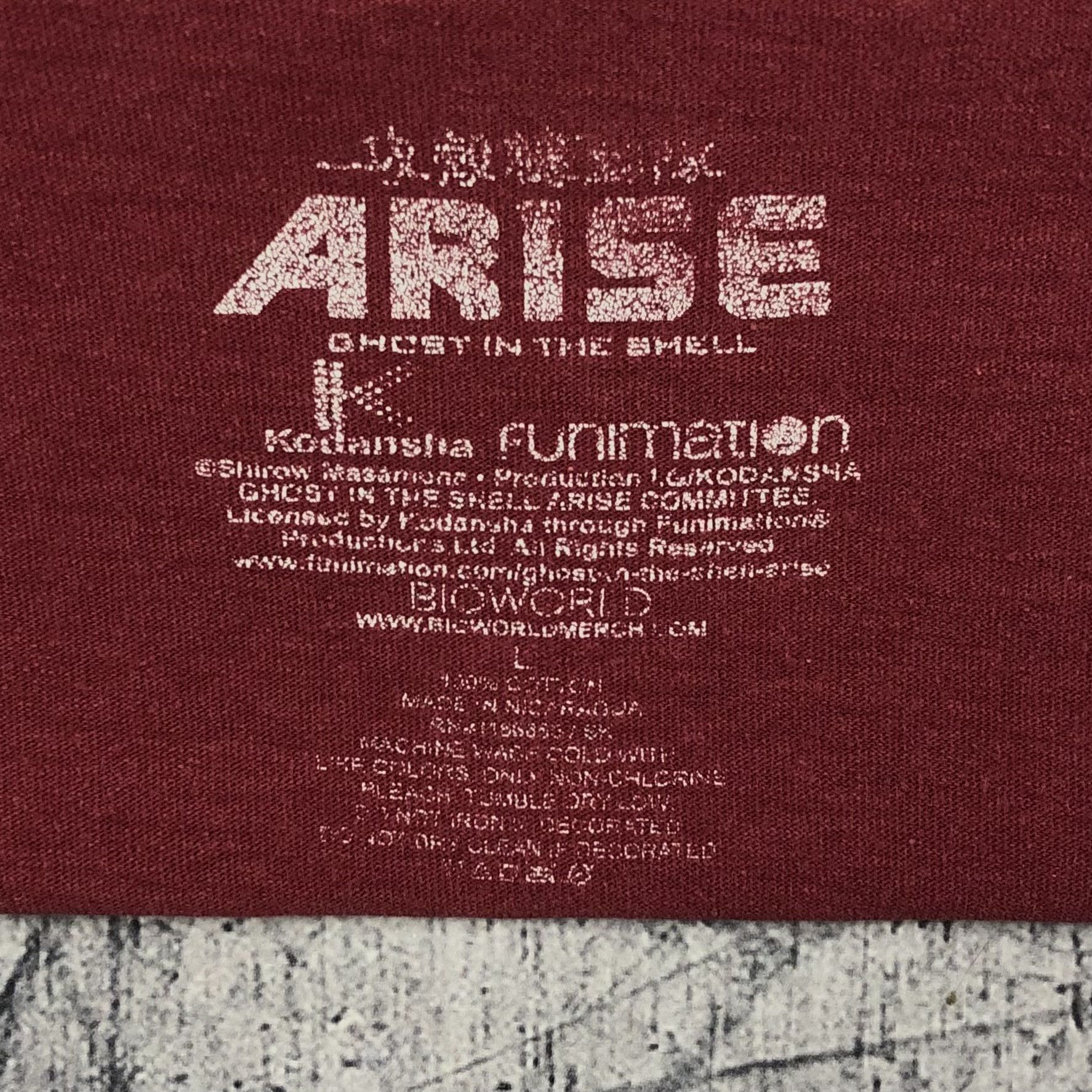 Anime Y2K Arise Ghost In The Shell Tee Size US L / EU 52-54 / 3 - 10 Thumbnail