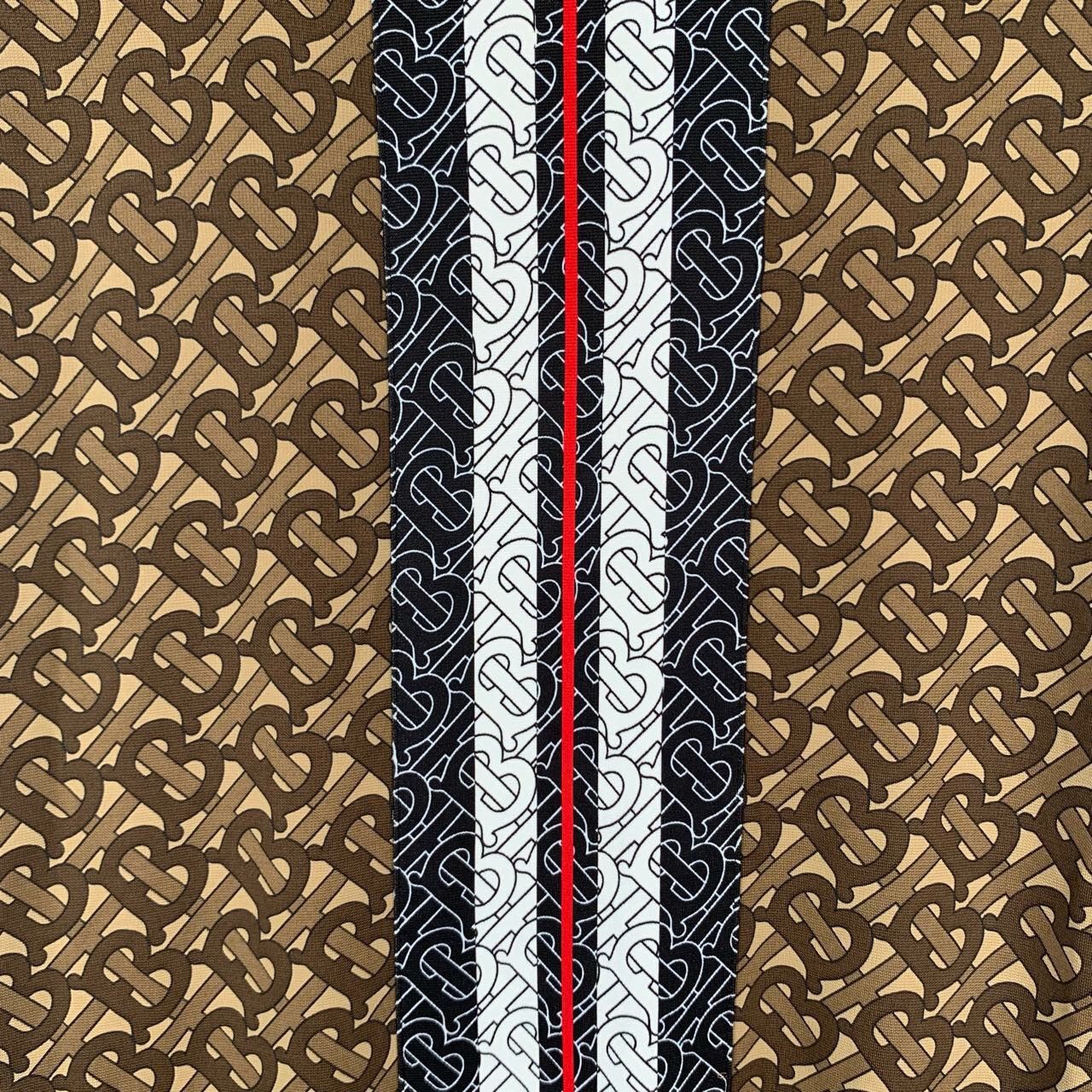 Burberry Burberry Check All-over Printed Striped Spliced Skirt K26WX Size 26" / US 2 / IT 38 - 4 Thumbnail