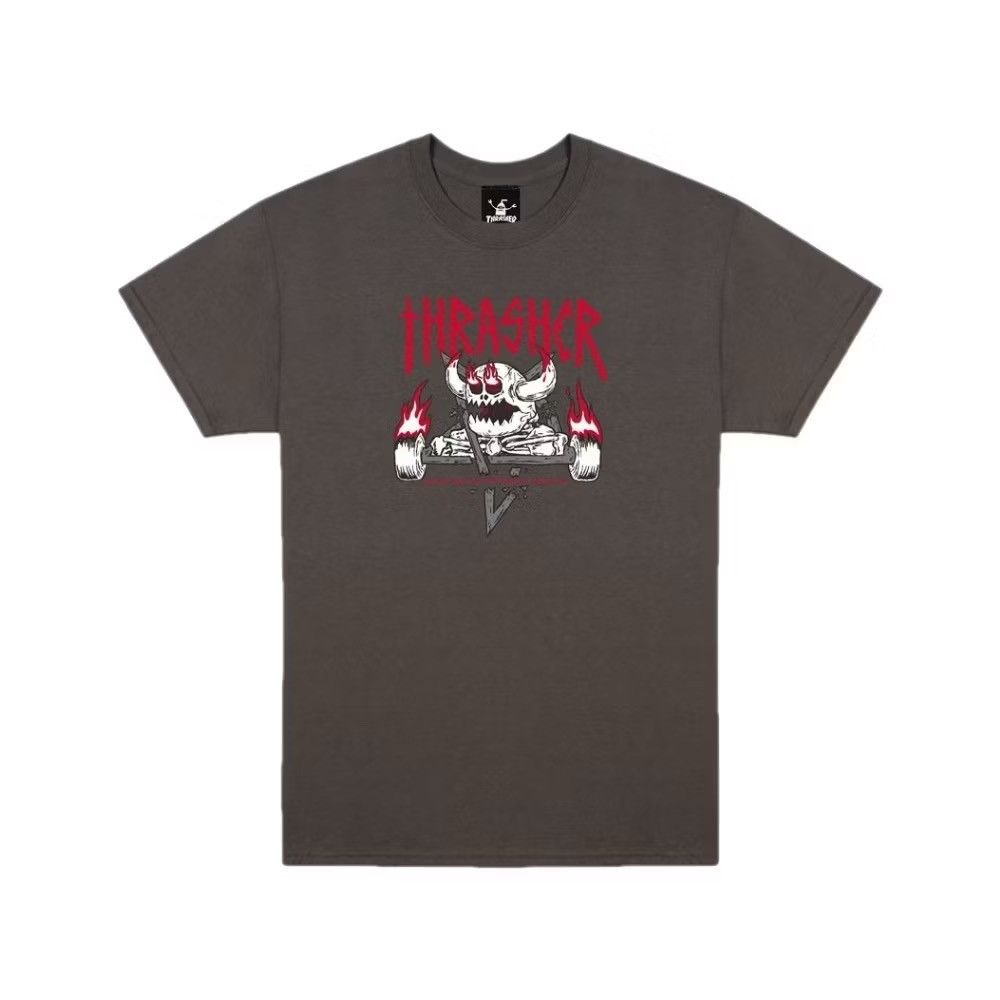Thrasher Thrasher x Toy Machine Monster-Gram Charcoal Tee Size US L / EU 52-54 / 3 - 1 Thumbnail