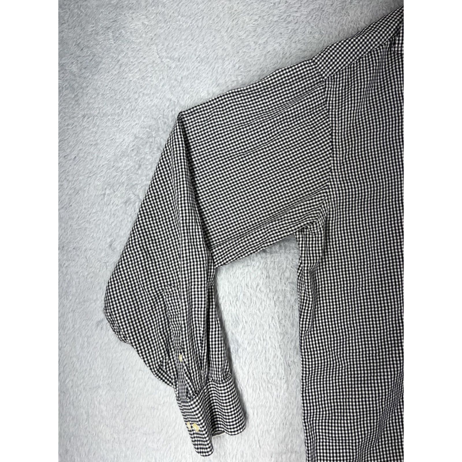 Tommy Hilfiger Tommy Hilfiger Shirt Men 17.5 Black White Plaid Button Up Long Sleeve Pocket Size US XL / EU 56 / 4 - 3 Thumbnail