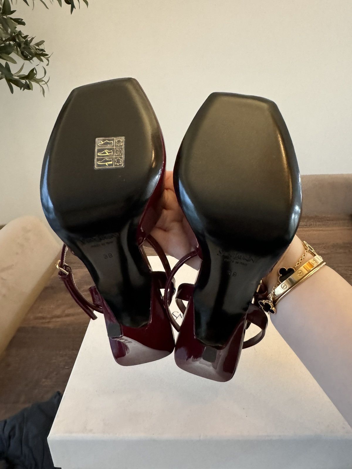 Saint Laurent Paris Saint Laurent La Scandale Sandals Heels Size US 9 / IT 39 - 8 Thumbnail